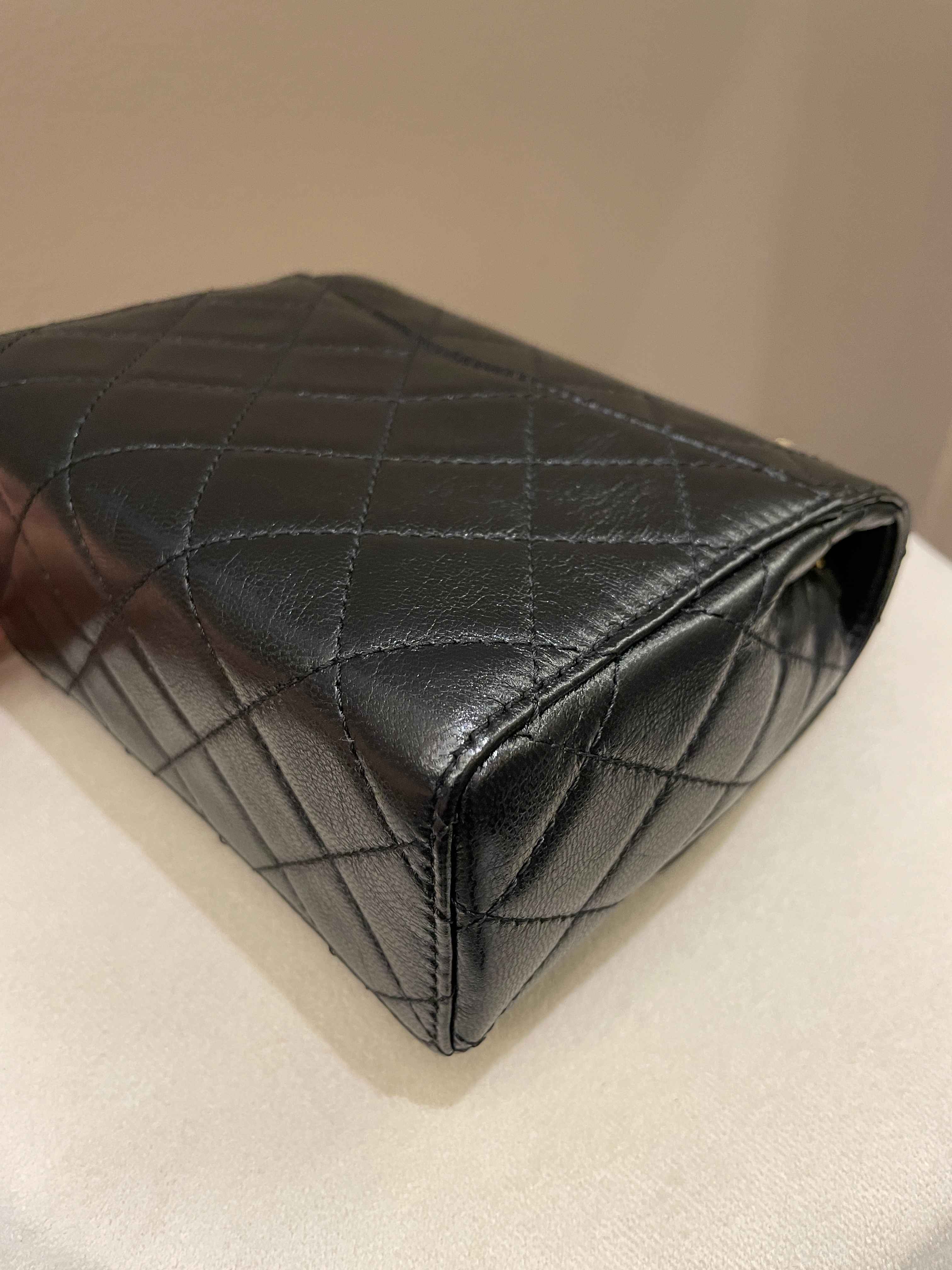 Chanel 22K Mini Square Flap Bag Black