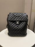 Chanel Quilted Urban Spirit Backpack Black Lambskin