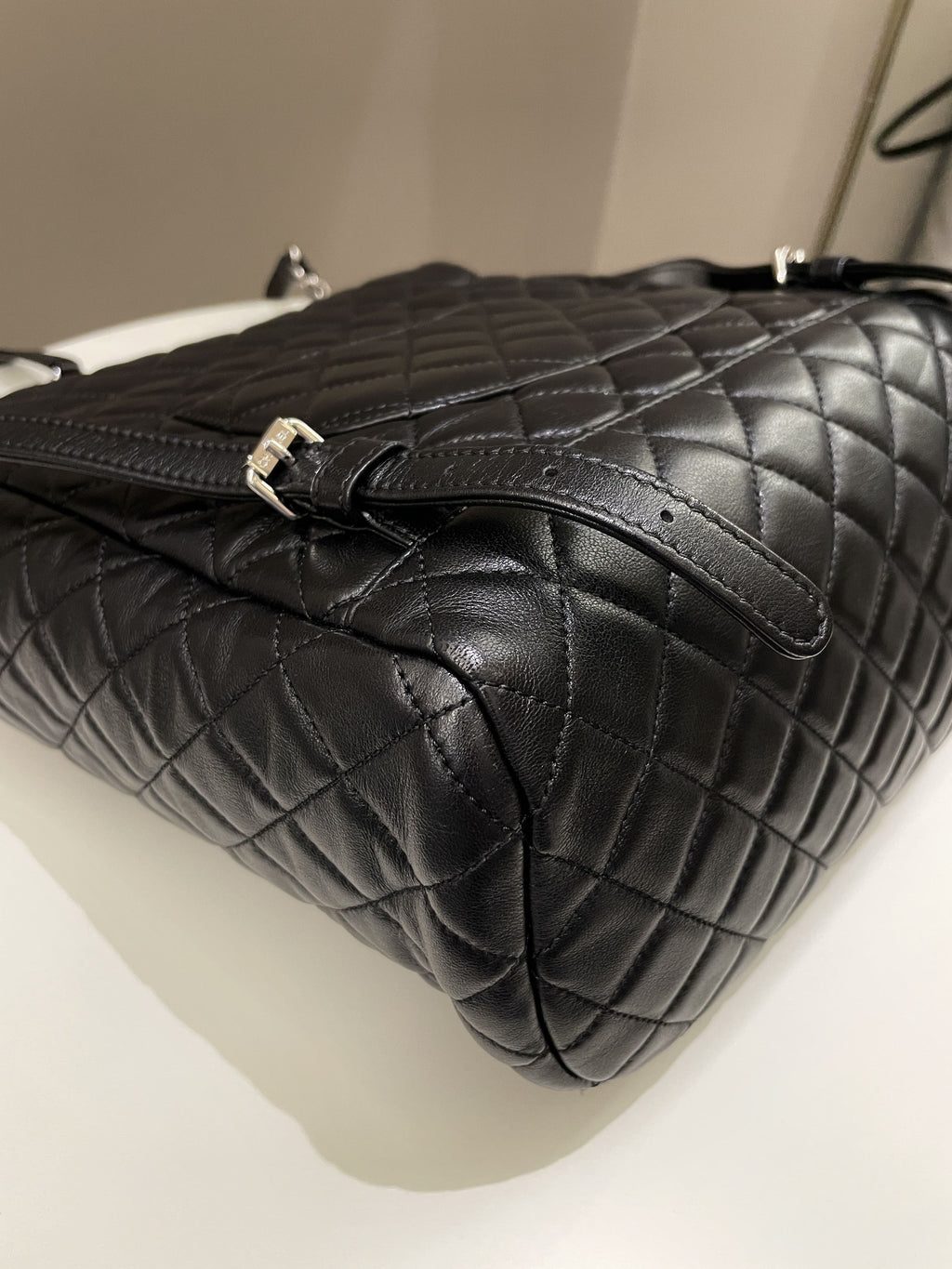 Chanel Quilted Urban Spirit Backpack Black Lambskin