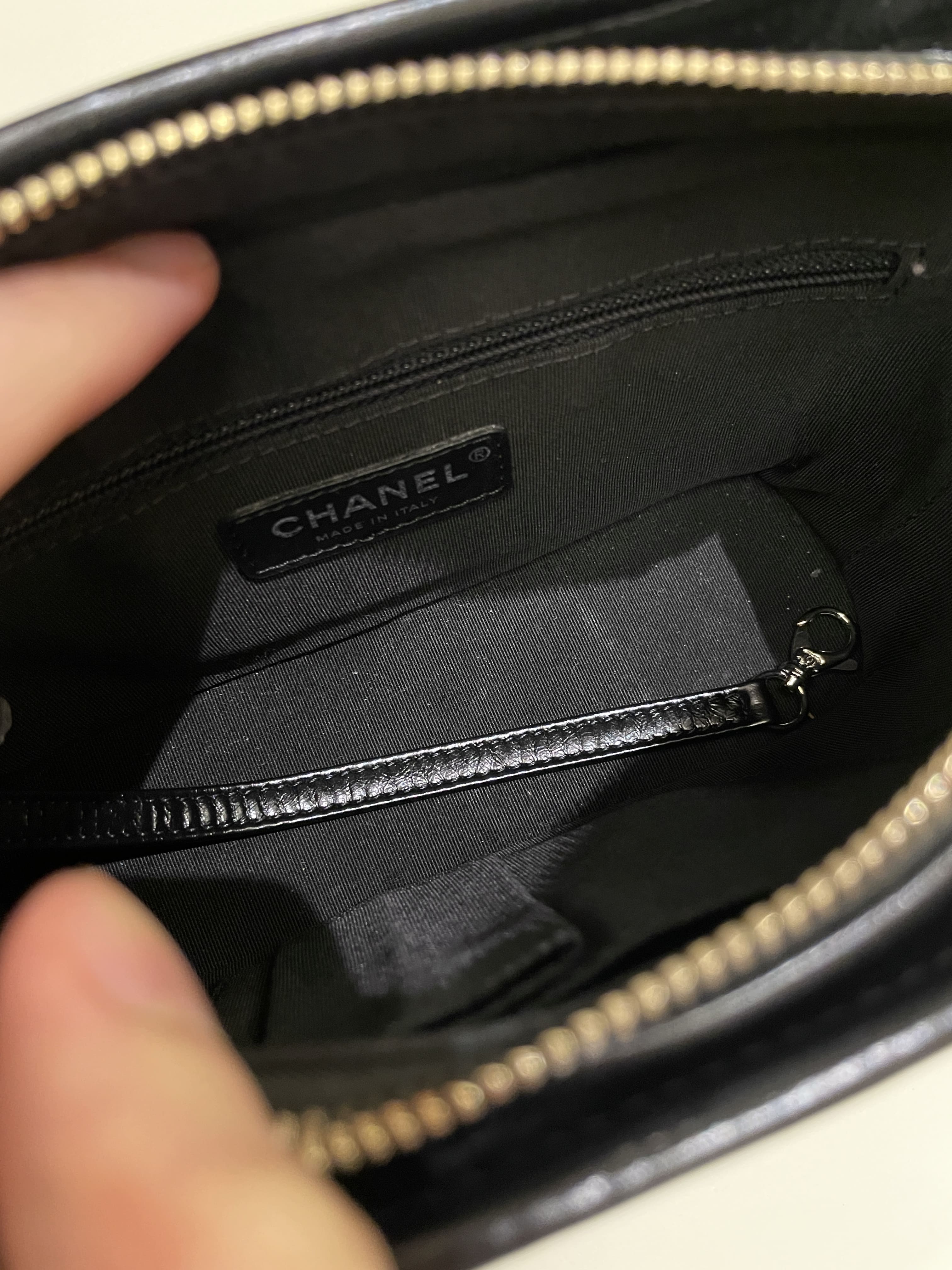 Chanel Gabrielle Hobo Bronze Metallic Calfskin