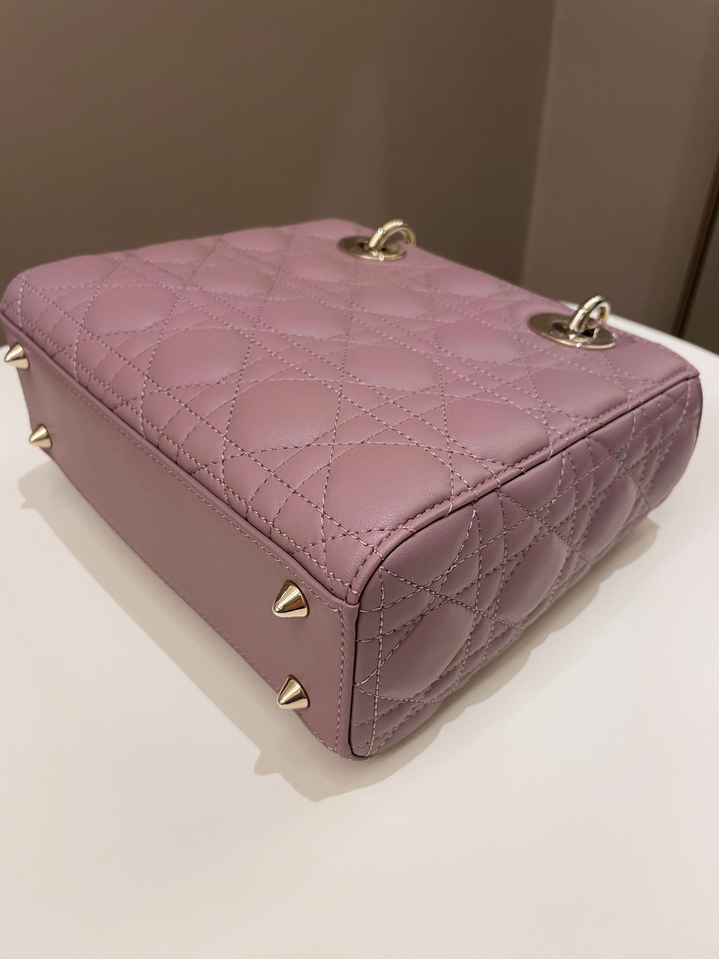 Lady Dior My ABC Dior Mauve Rose Peony Lambskin