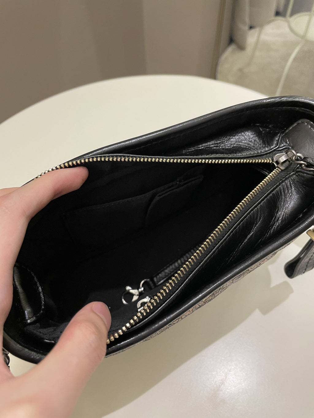 Chanel Gabrielle Hobo Bronze Metallic Calfskin