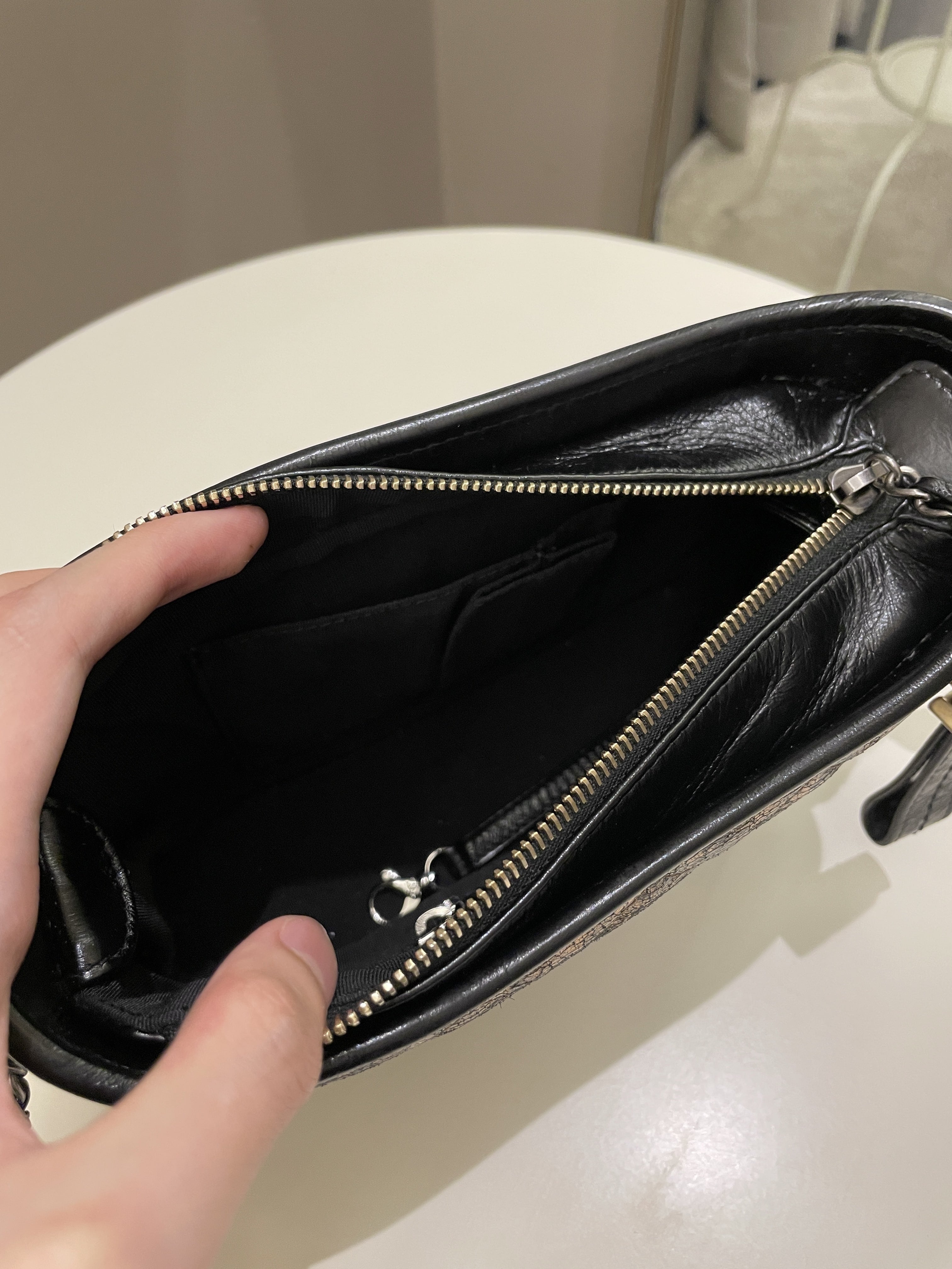 Chanel Gabrielle Hobo Bronze Metallic Calfskin