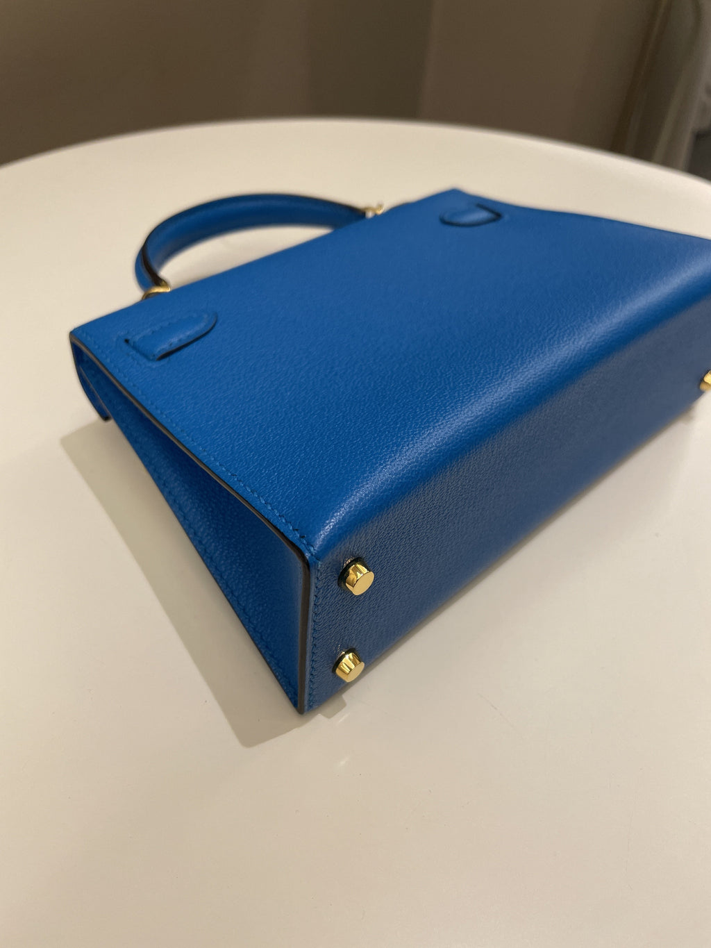 Hermes Mini Kelly 20 Bleu Hydra ChÃƒÆ’Ã‚Â¨vre