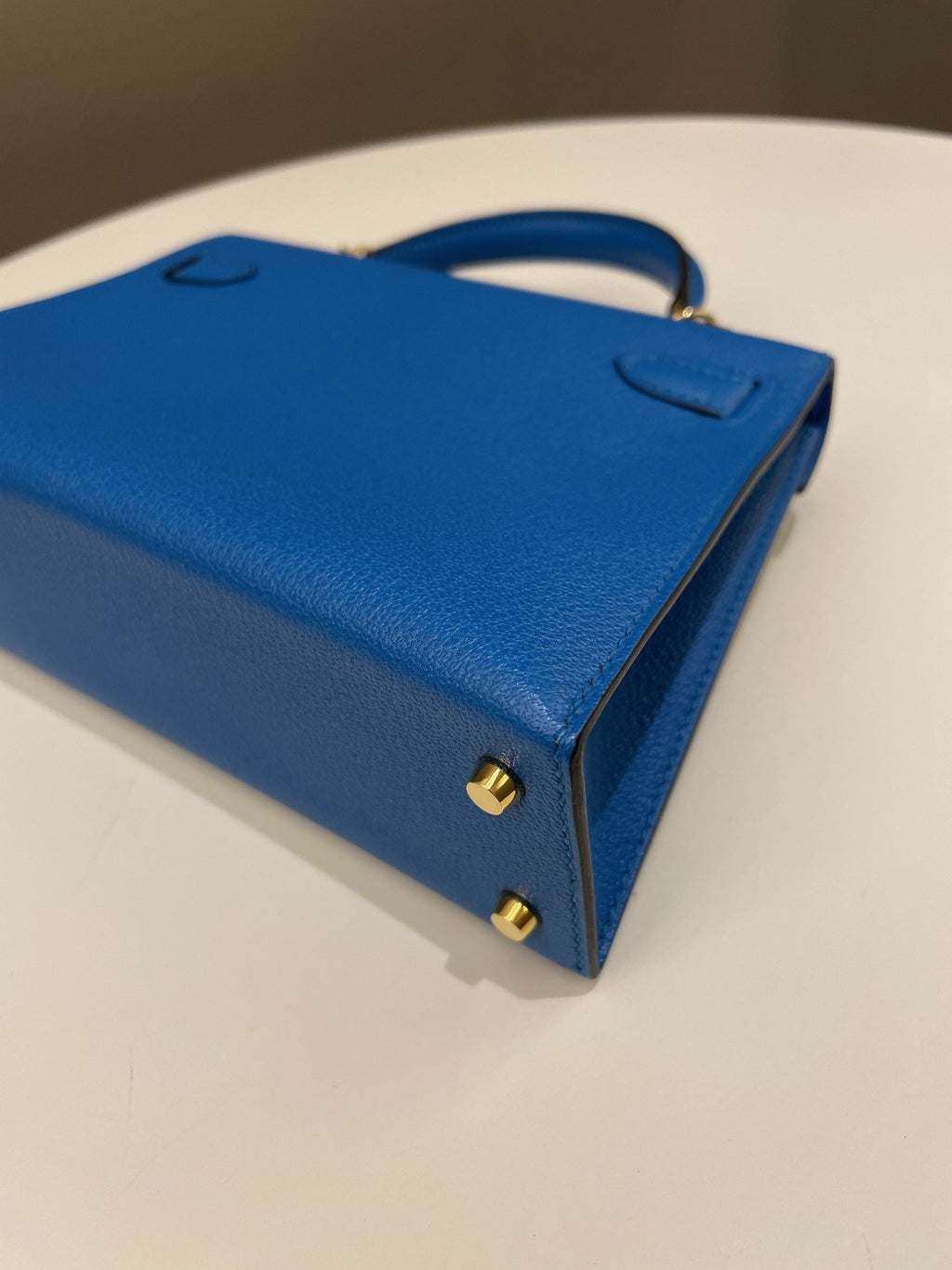 Hermes Mini Kelly 20 Bleu Hydra ChÃƒÆ’Ã‚Â¨vre