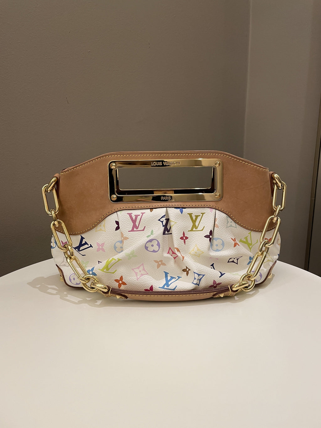 Louis Vuitton Judy PM Monogram Multicolor Blanc