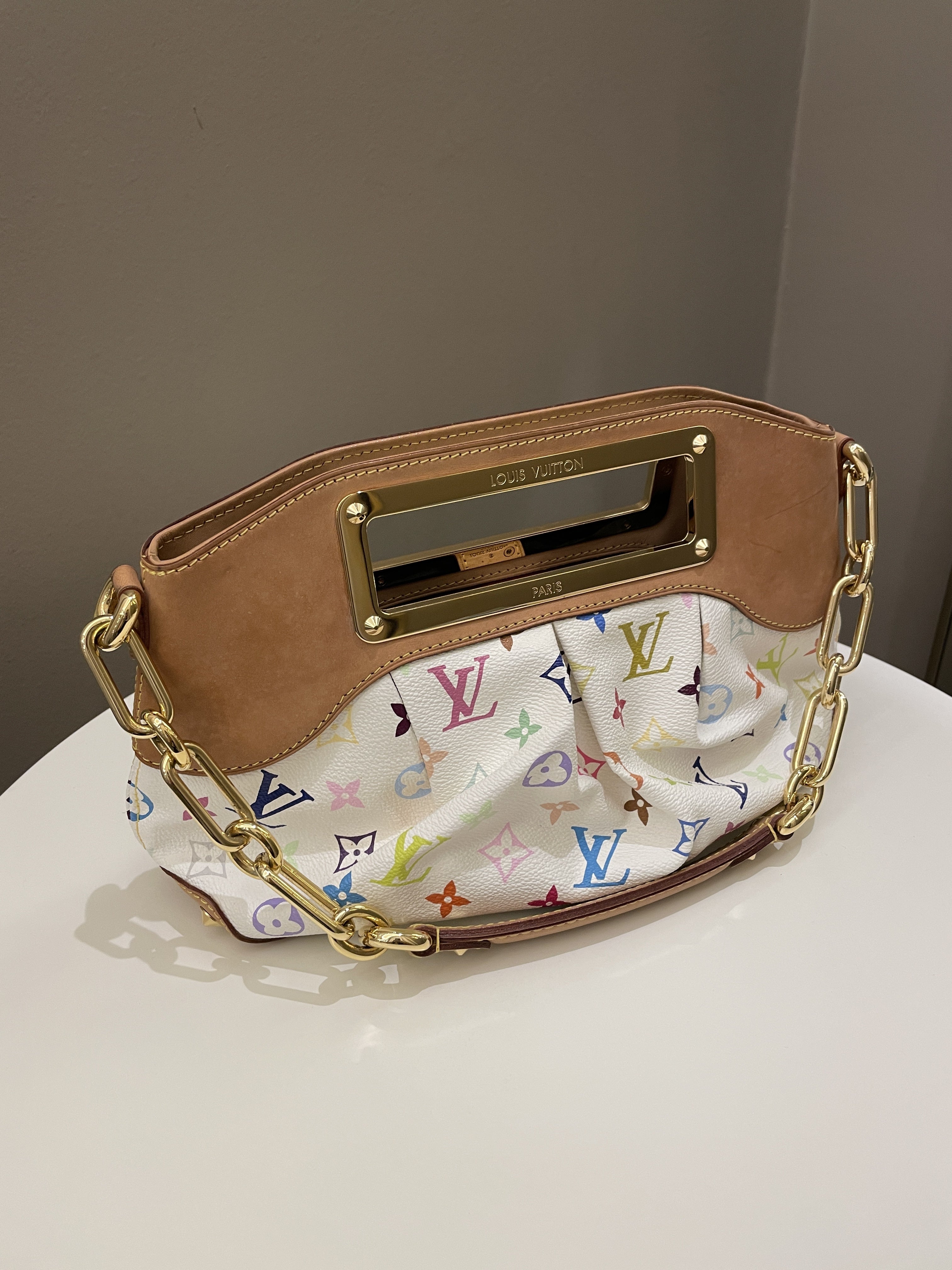 Louis Vuitton Judy PM Monogram Multicolor Blanc