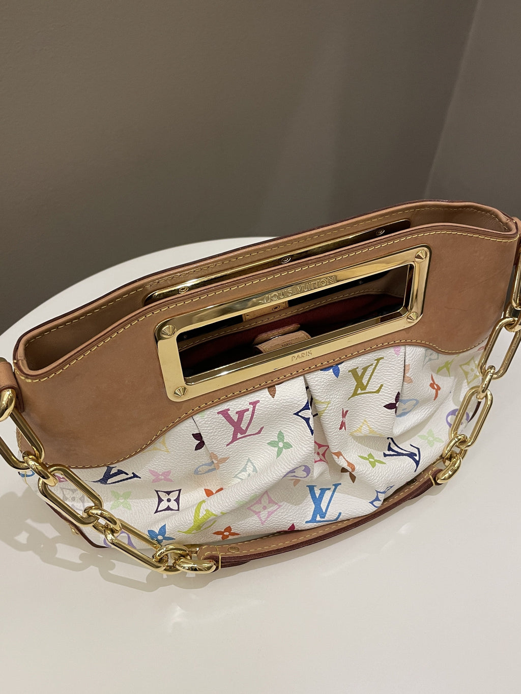 Louis Vuitton Judy PM Monogram Multicolor Blanc
