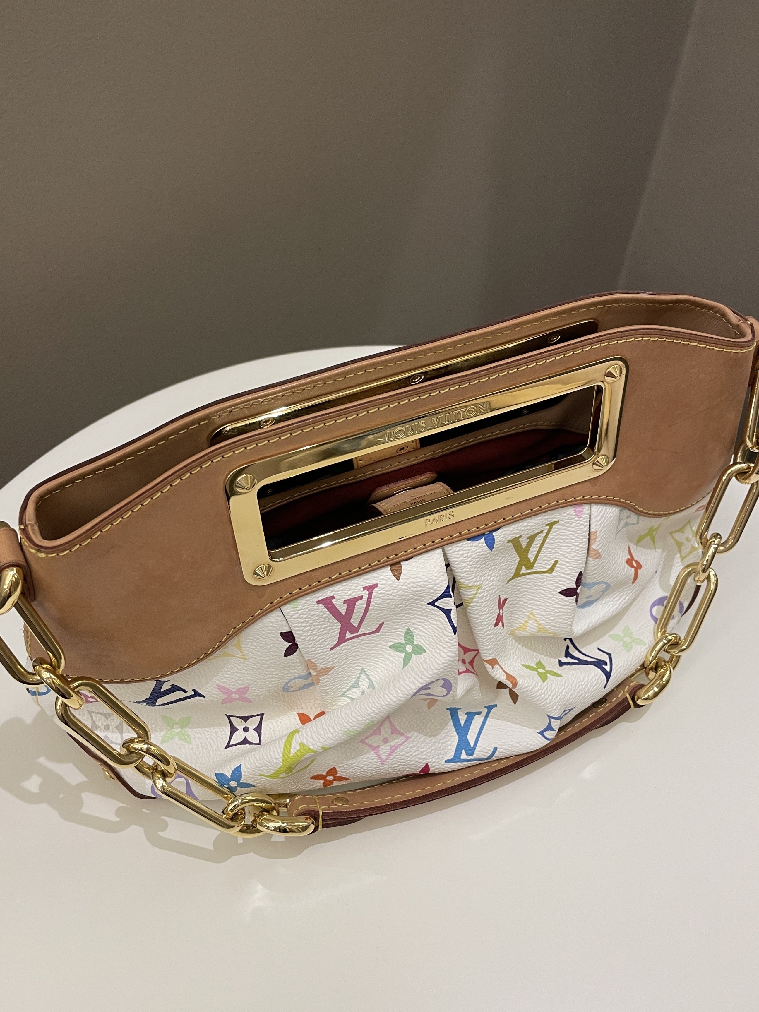 Louis Vuitton Judy PM Monogram Multicolor Blanc