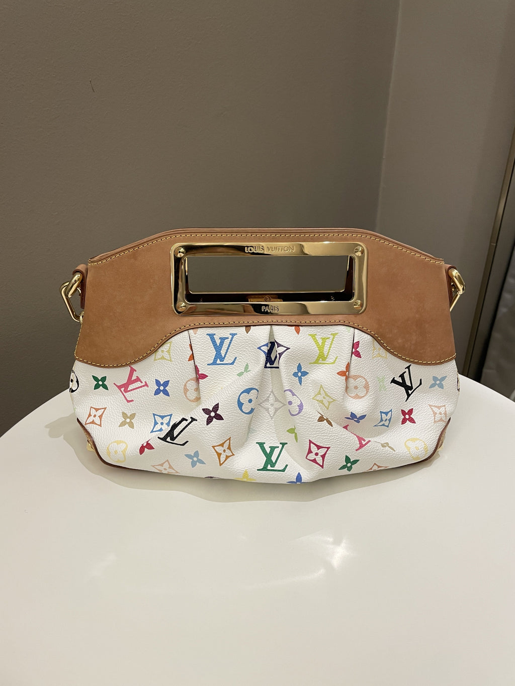 Louis Vuitton Judy PM Monogram Multicolor Blanc