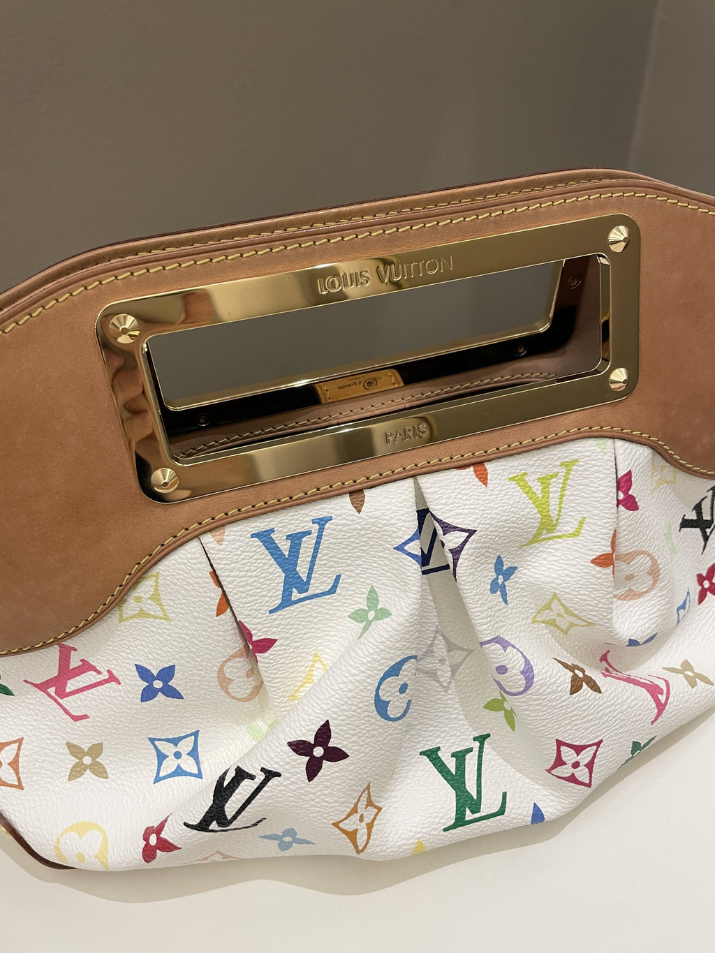 Louis Vuitton Judy PM Monogram Multicolor Blanc