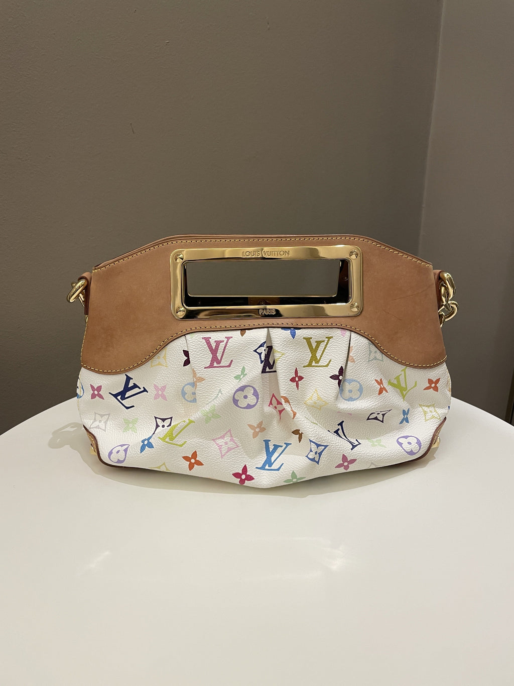Louis Vuitton Judy PM Monogram Multicolor Blanc