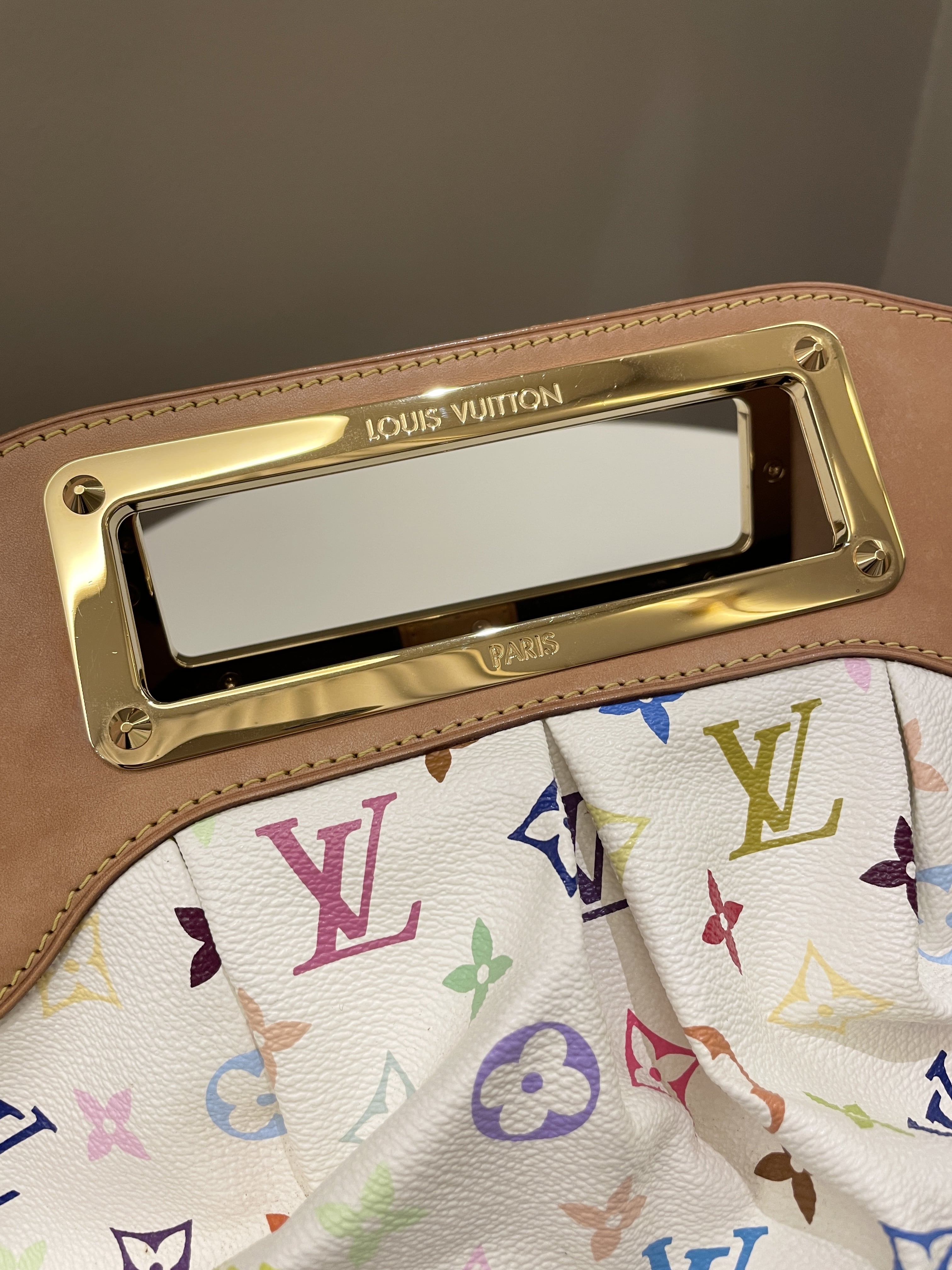 Louis Vuitton Judy PM Monogram Multicolor Blanc