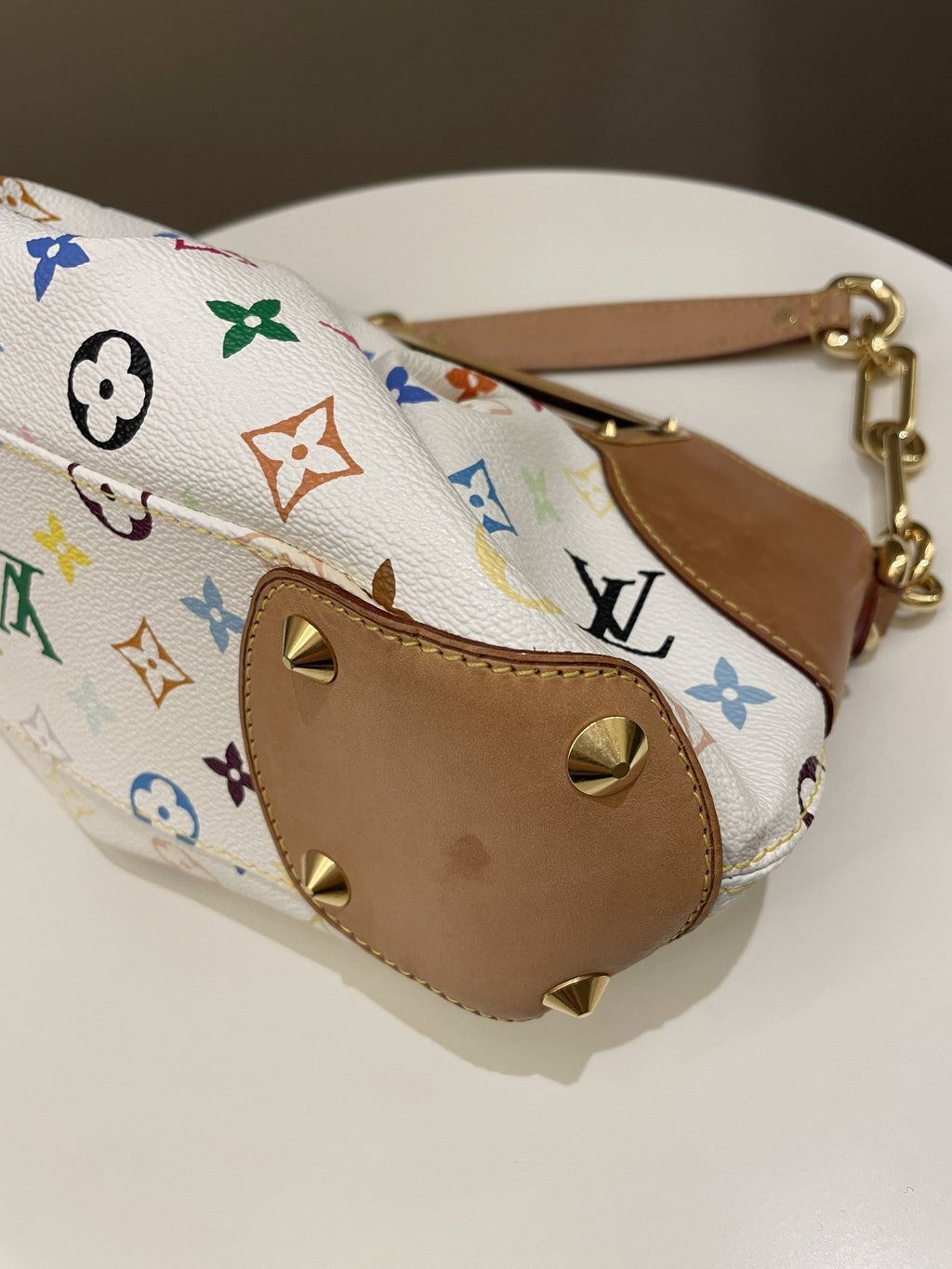 Louis Vuitton Judy PM Monogram Multicolor Blanc