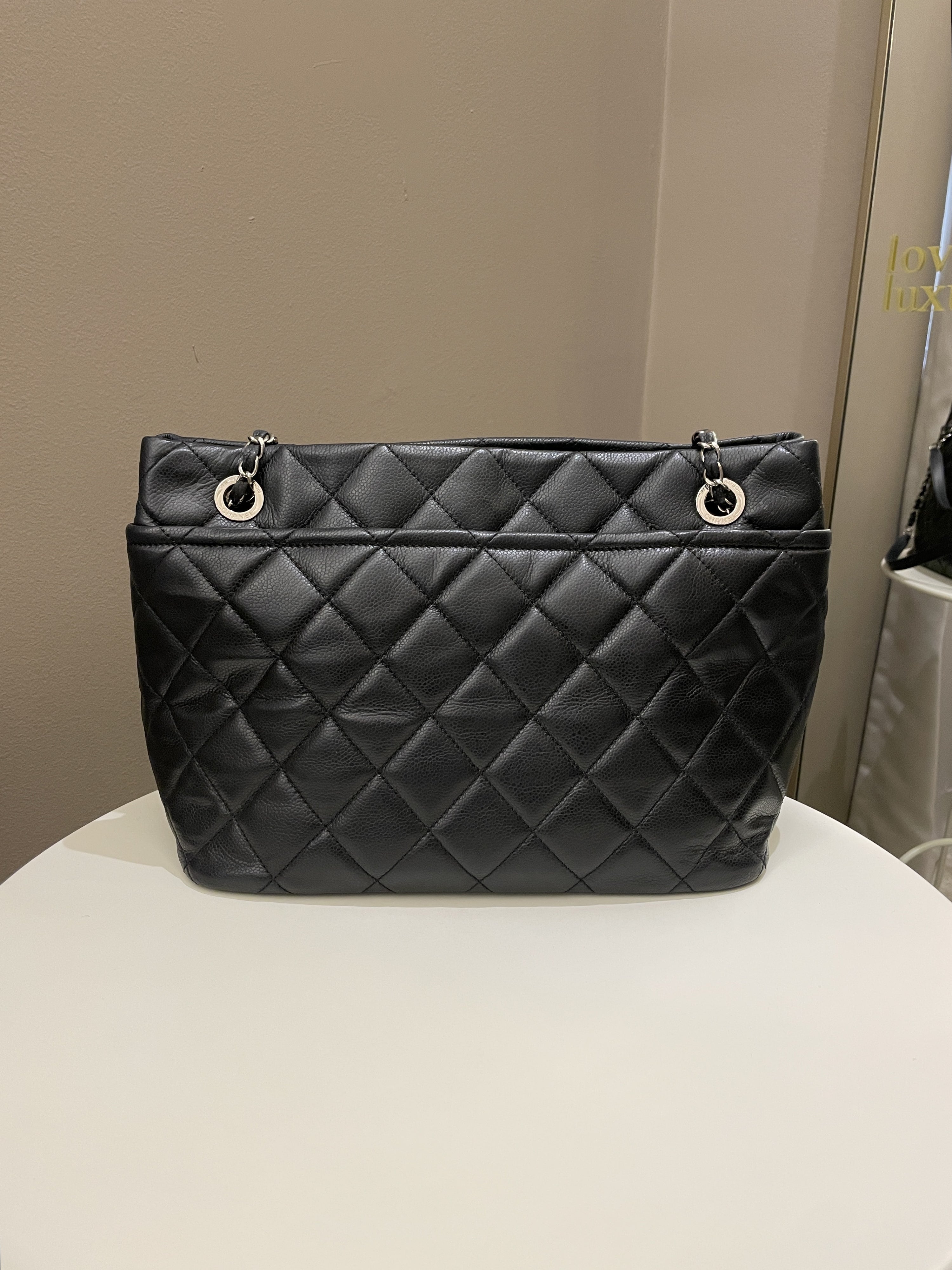 Chanel Timeless CC Shopping Tote Black Caviar