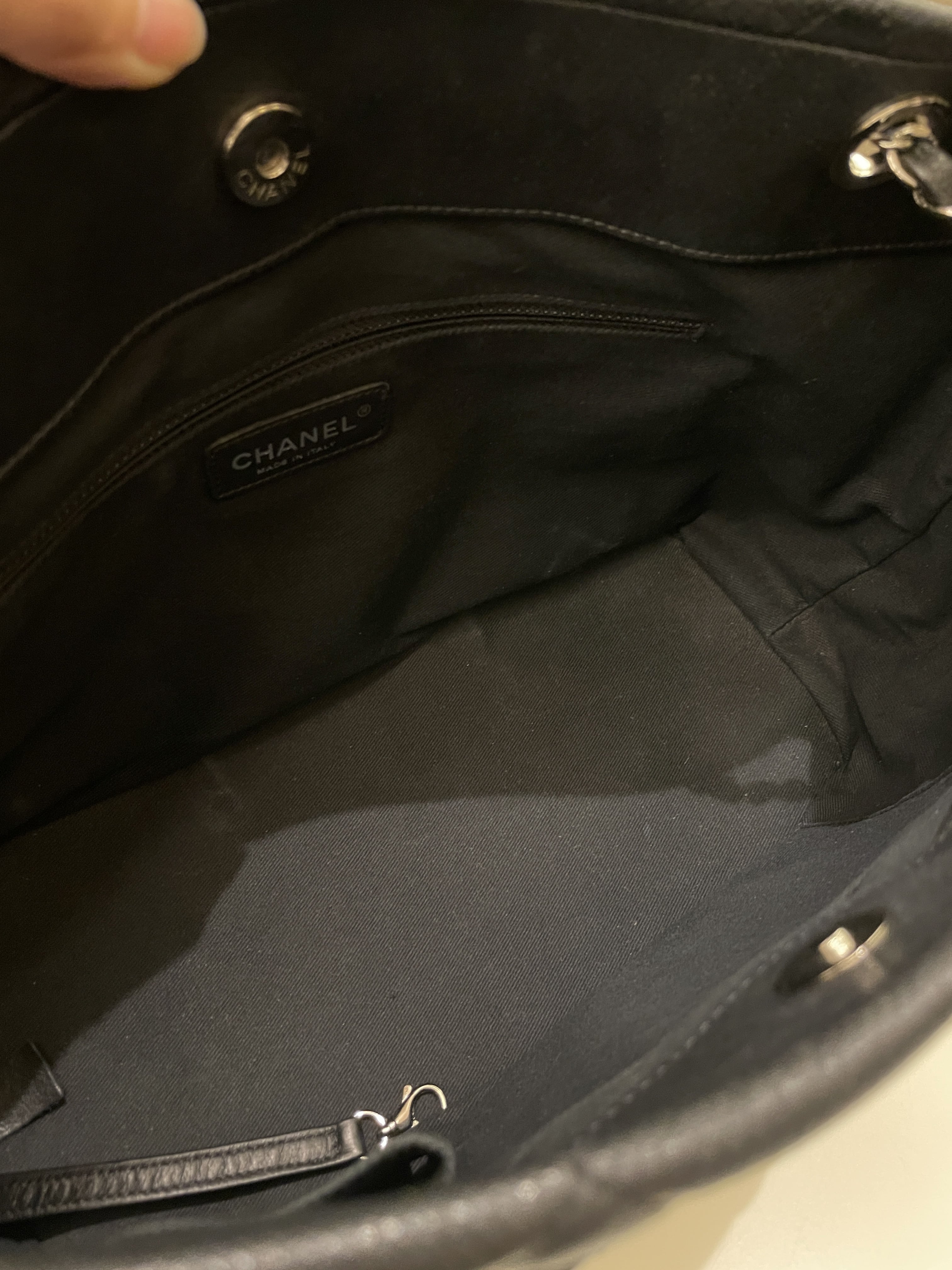 Chanel Timeless CC Shopping Tote Black Caviar