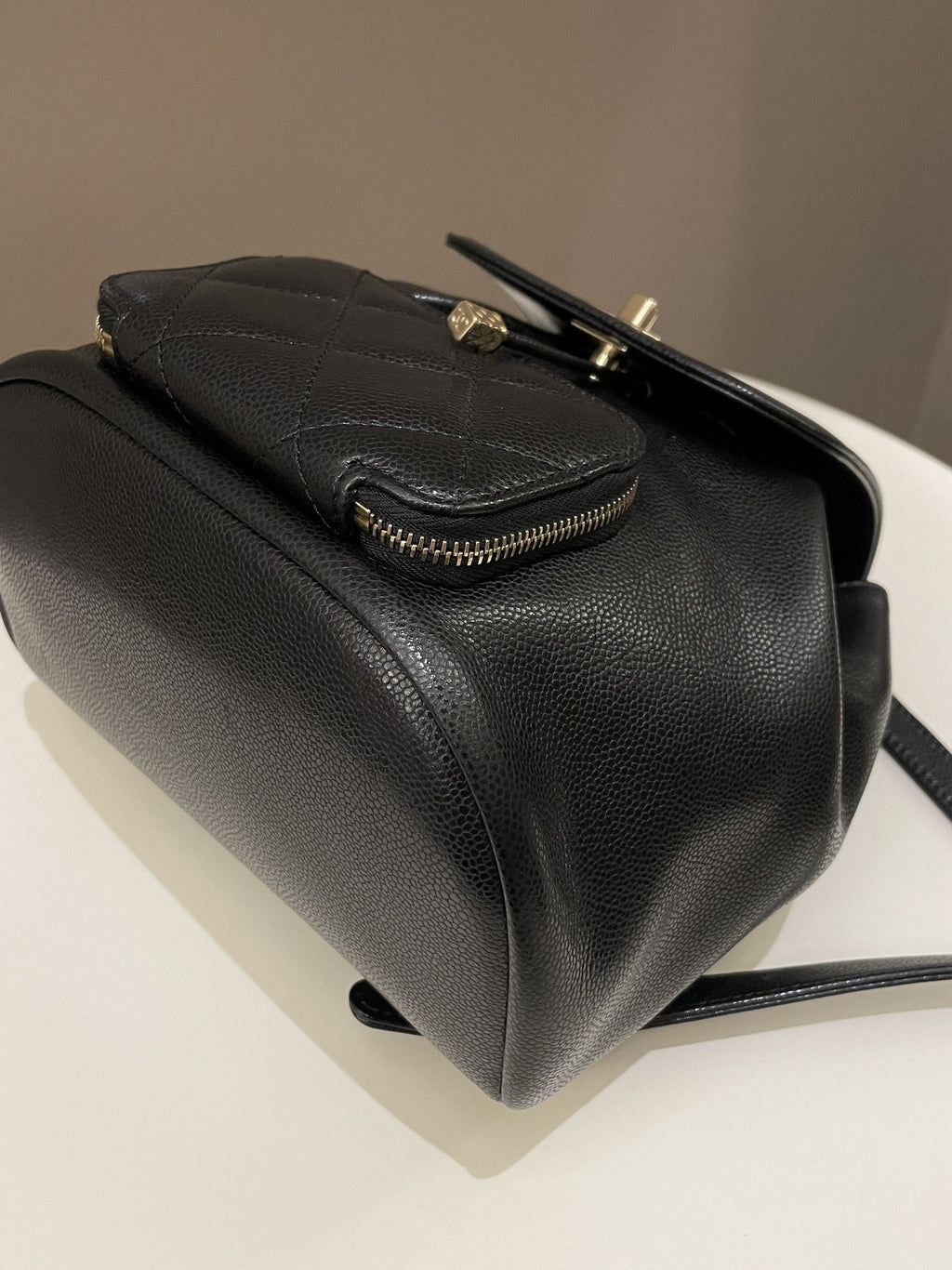 Chanel 22B Business Affinity Backpack Black Caviar