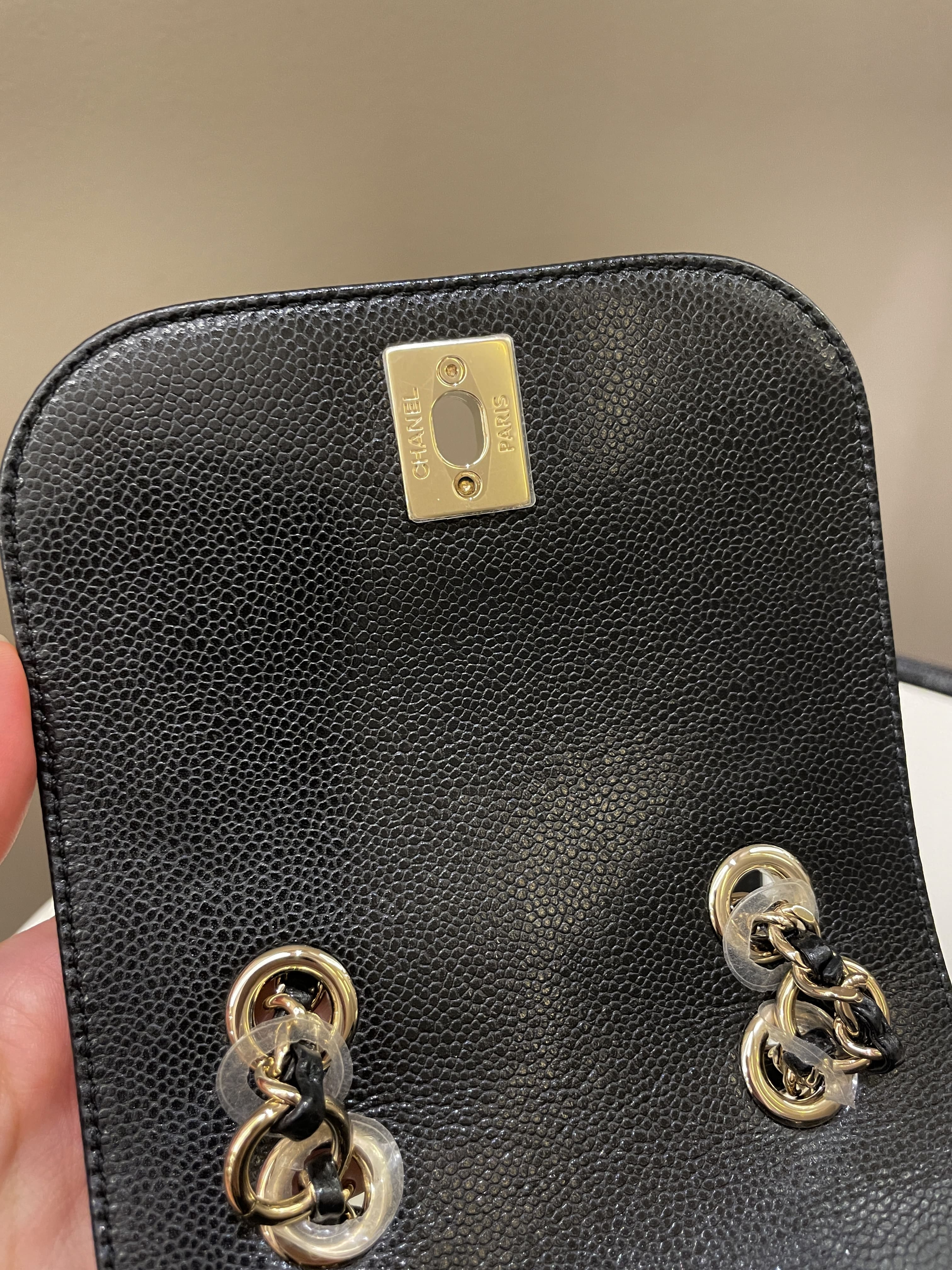 Chanel 22B Business Affinity Backpack Black Caviar