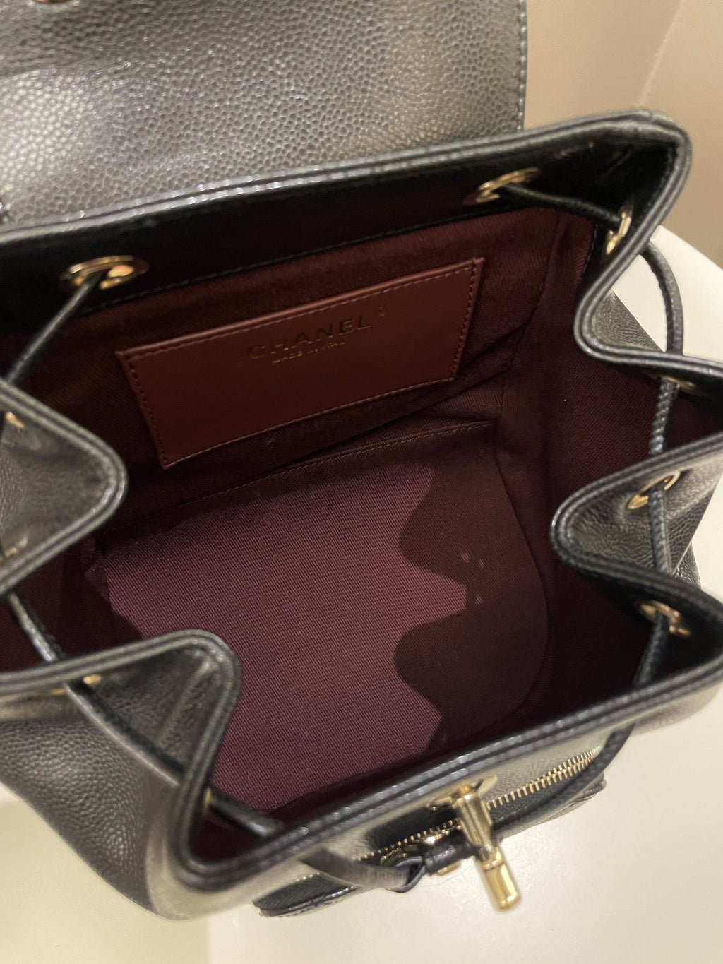 Chanel 22B Business Affinity Backpack Black Caviar