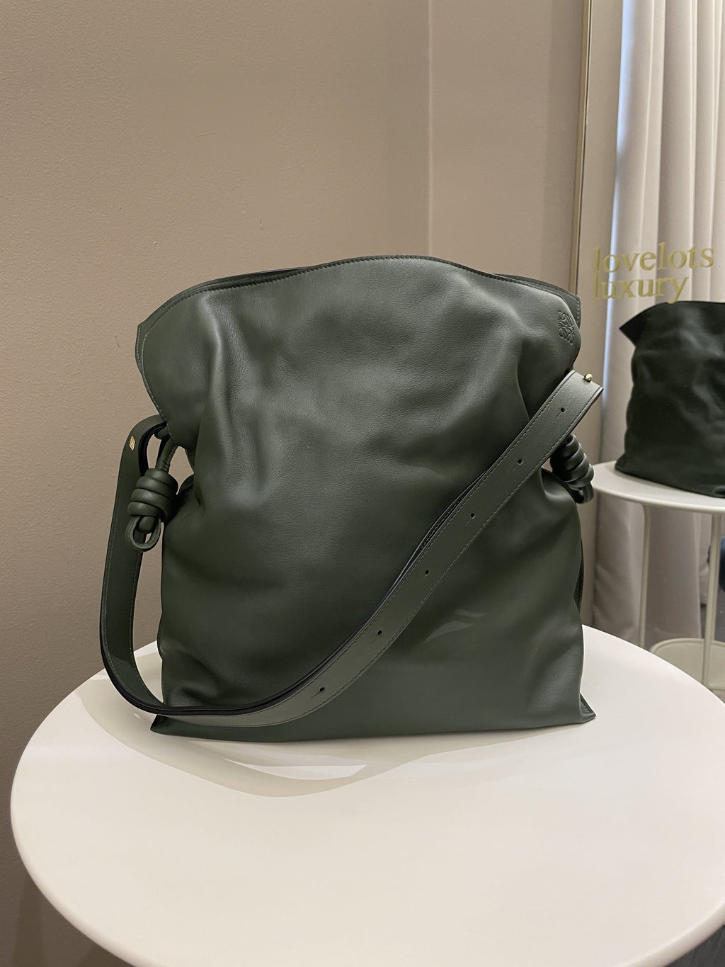 Loewe Flamenco Bag Dark Vintage Khaki