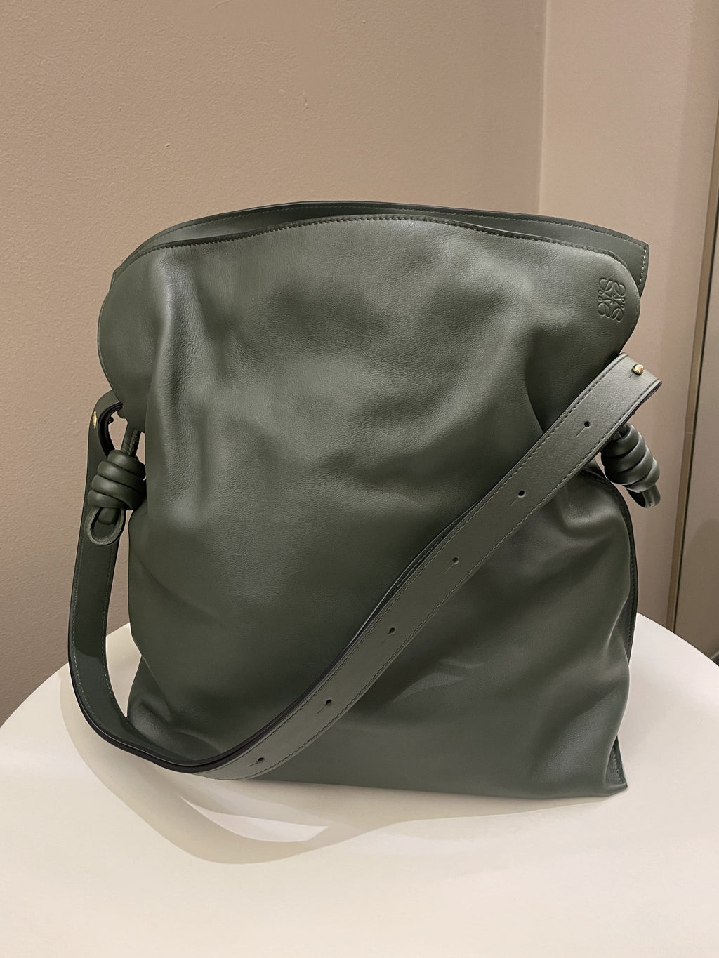 Loewe Flamenco Bag Dark Vintage Khaki