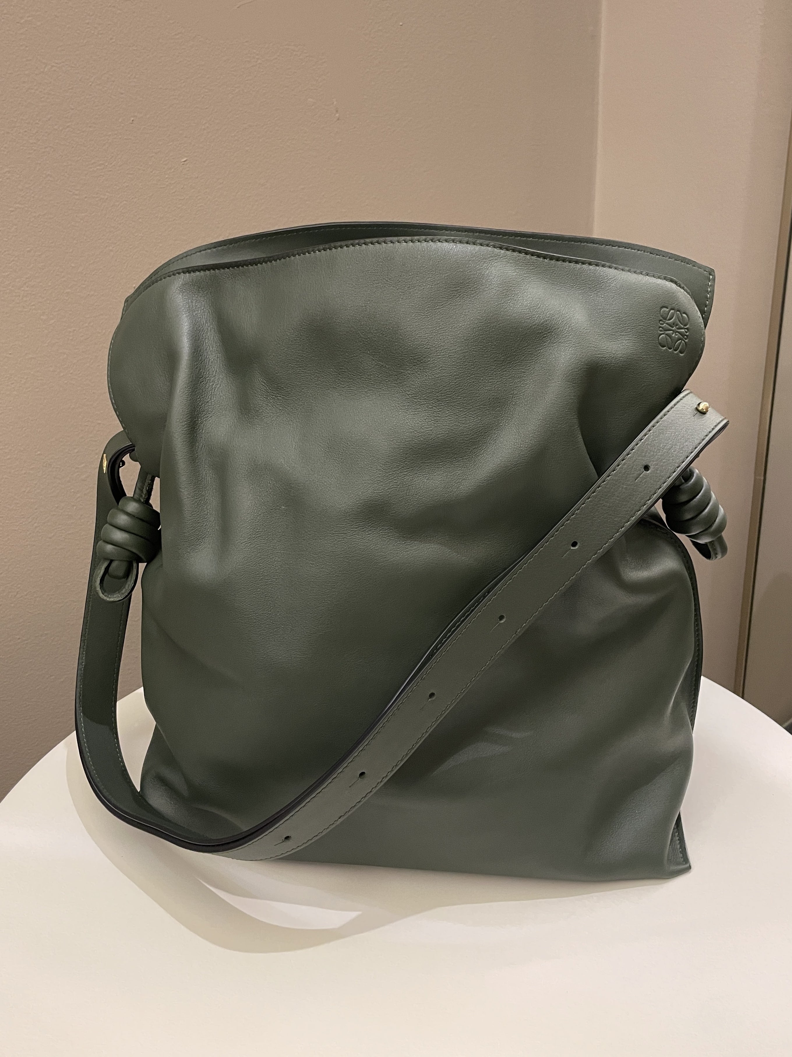 Loewe Flamenco Bag Dark Vintage Khaki