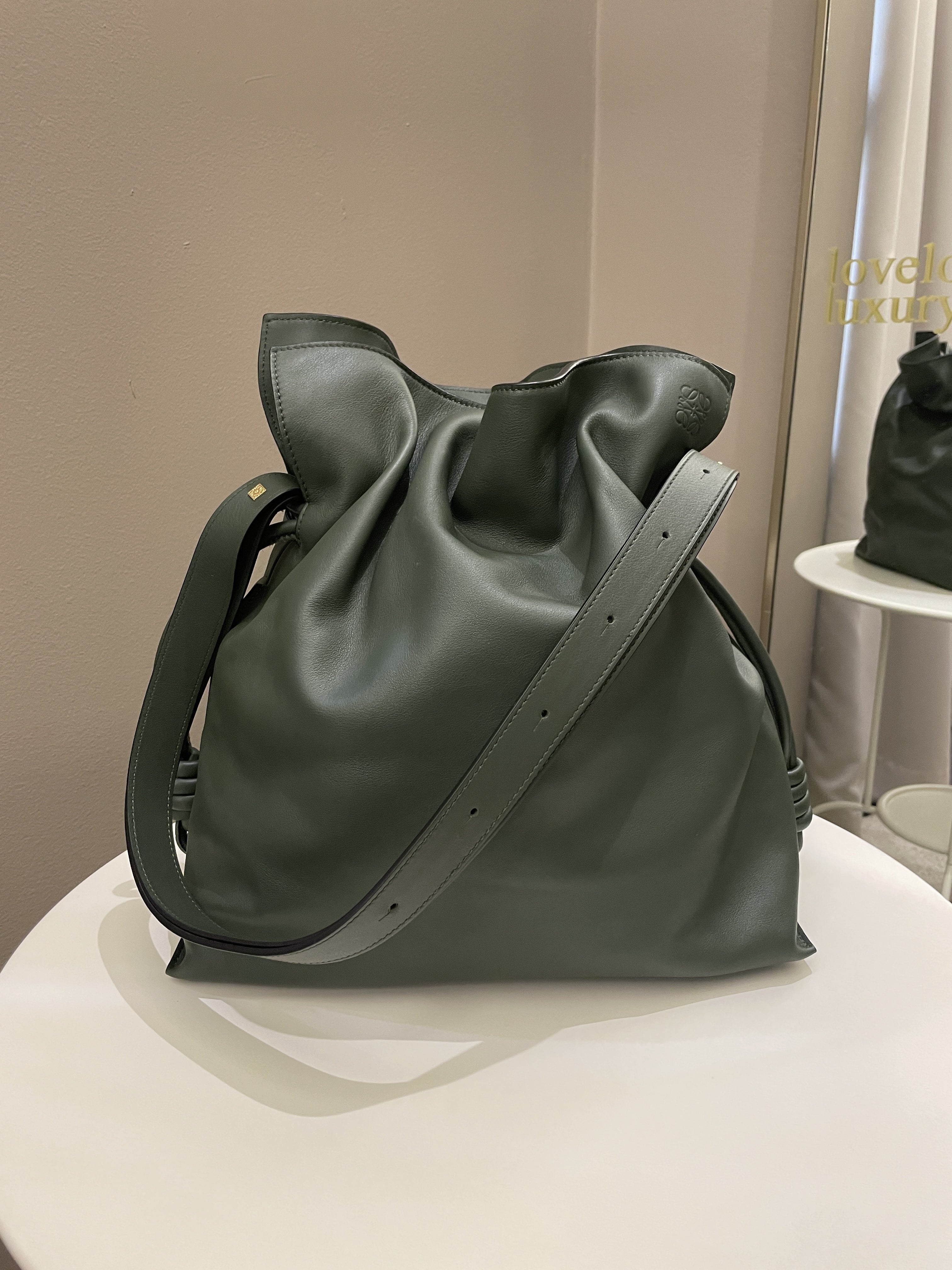 Loewe Flamenco Bag Dark Vintage Khaki