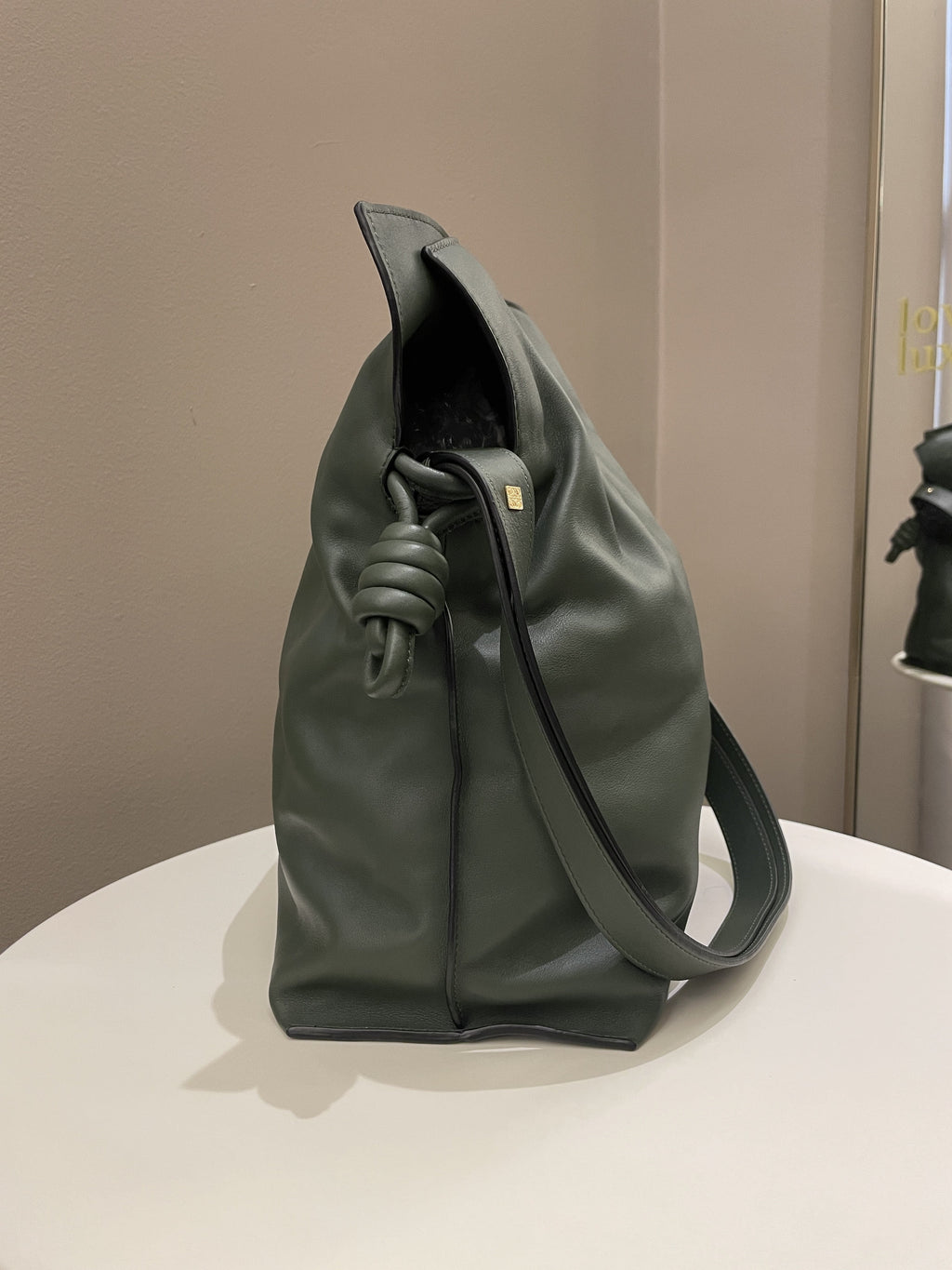 Loewe Flamenco Bag Dark Vintage Khaki