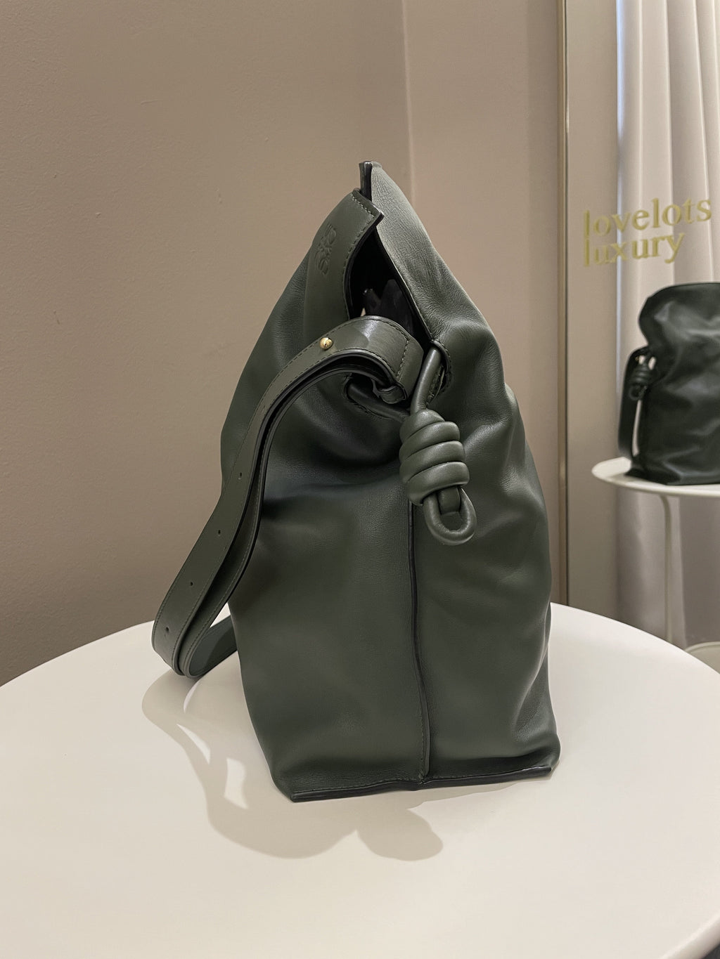 Loewe Flamenco Bag Dark Vintage Khaki