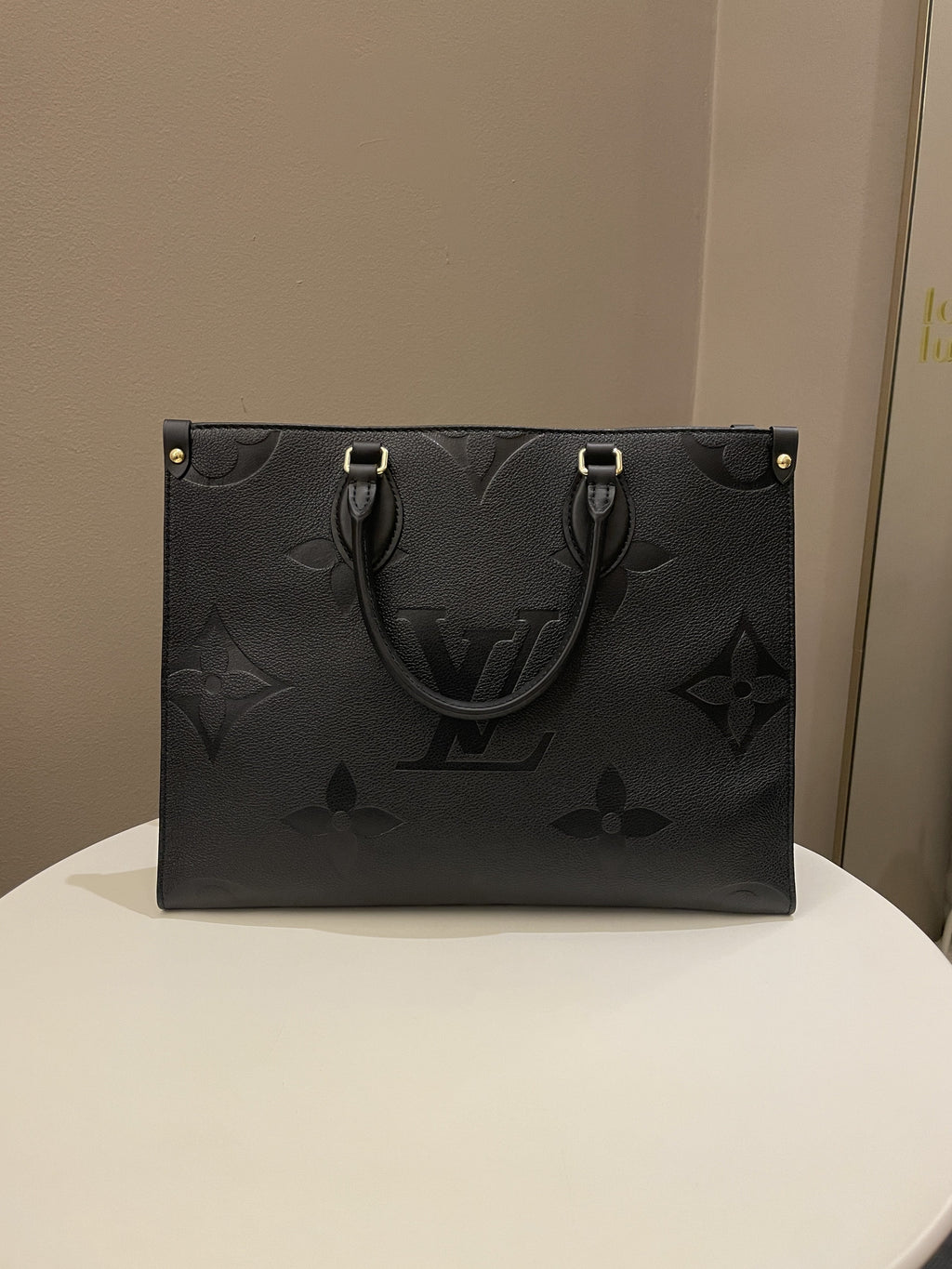 Louis Vuitton OnTheGo MM Black Empreinte