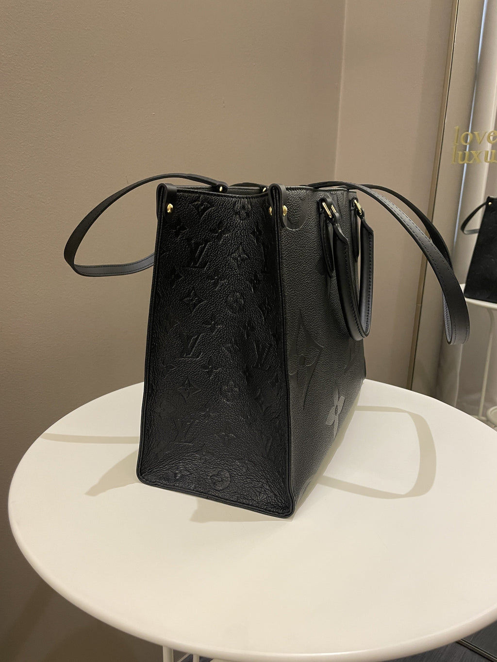 Louis Vuitton OnTheGo MM Black Empreinte