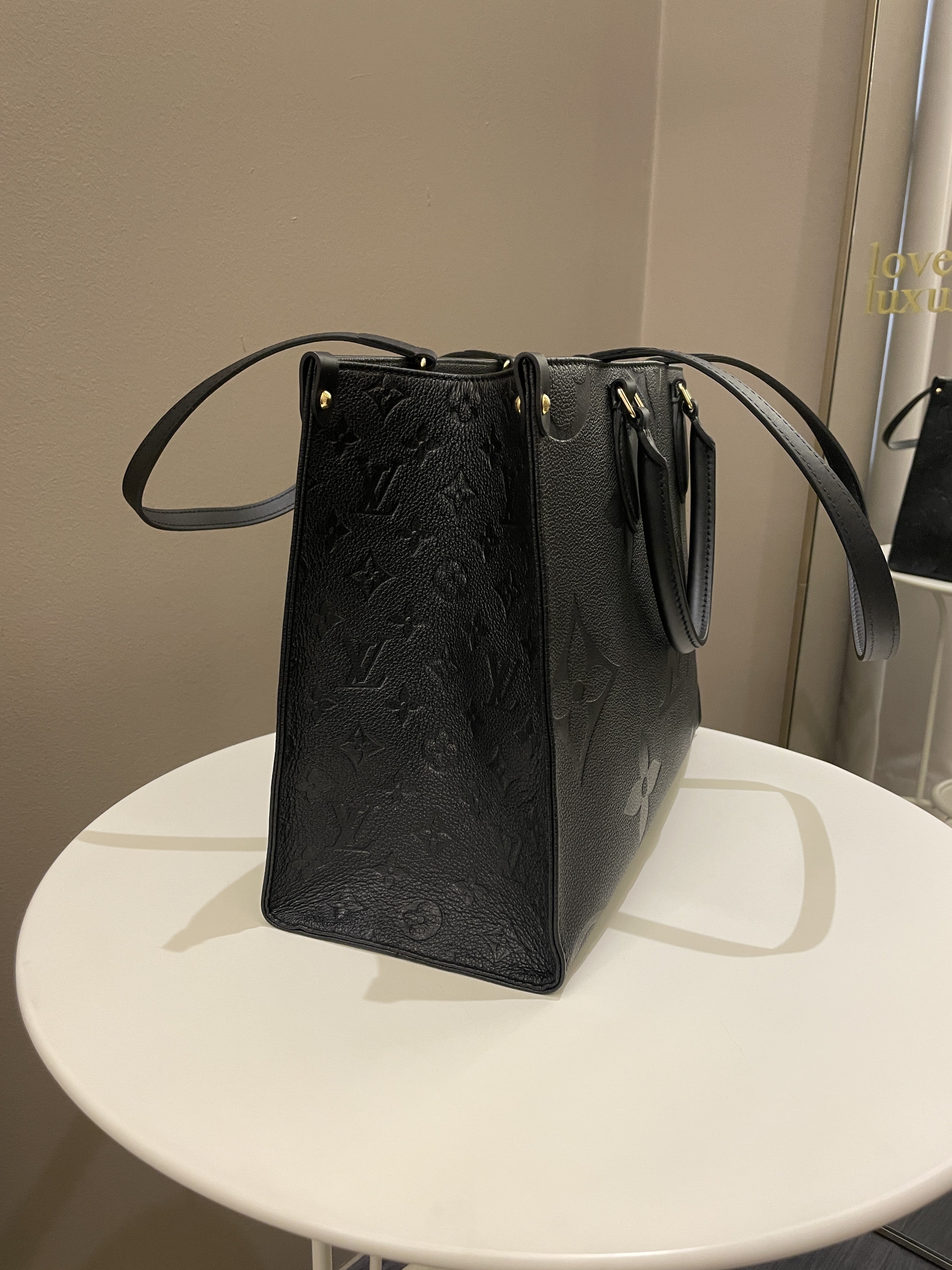 Louis Vuitton OnTheGo MM Black Empreinte