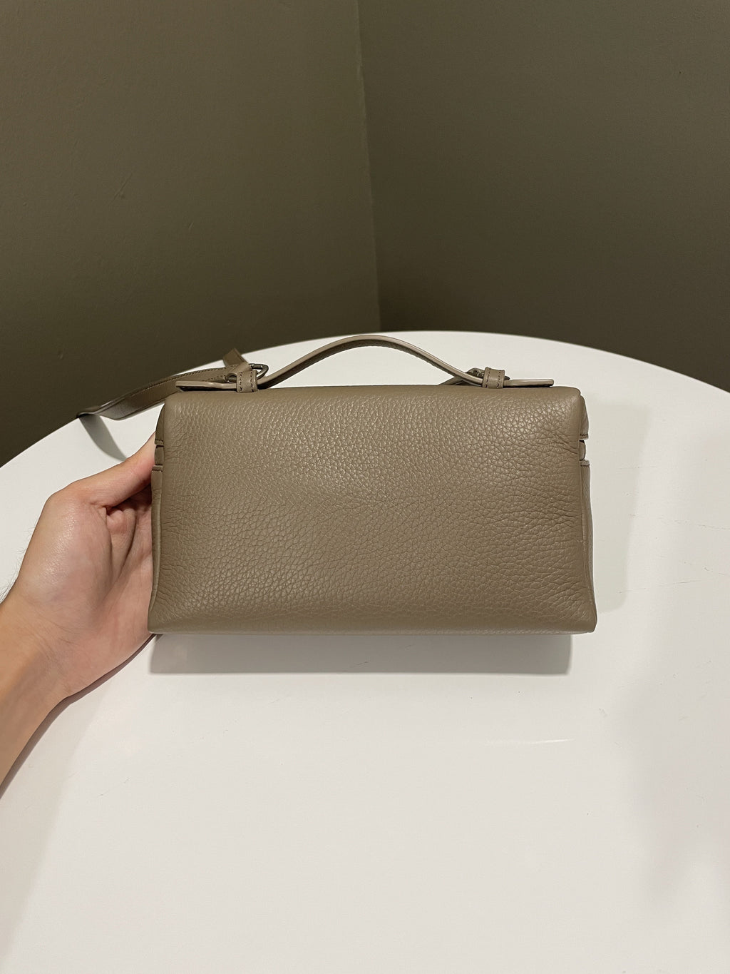 Loro Piana Extra Pocket Pouch 19 Etoupe