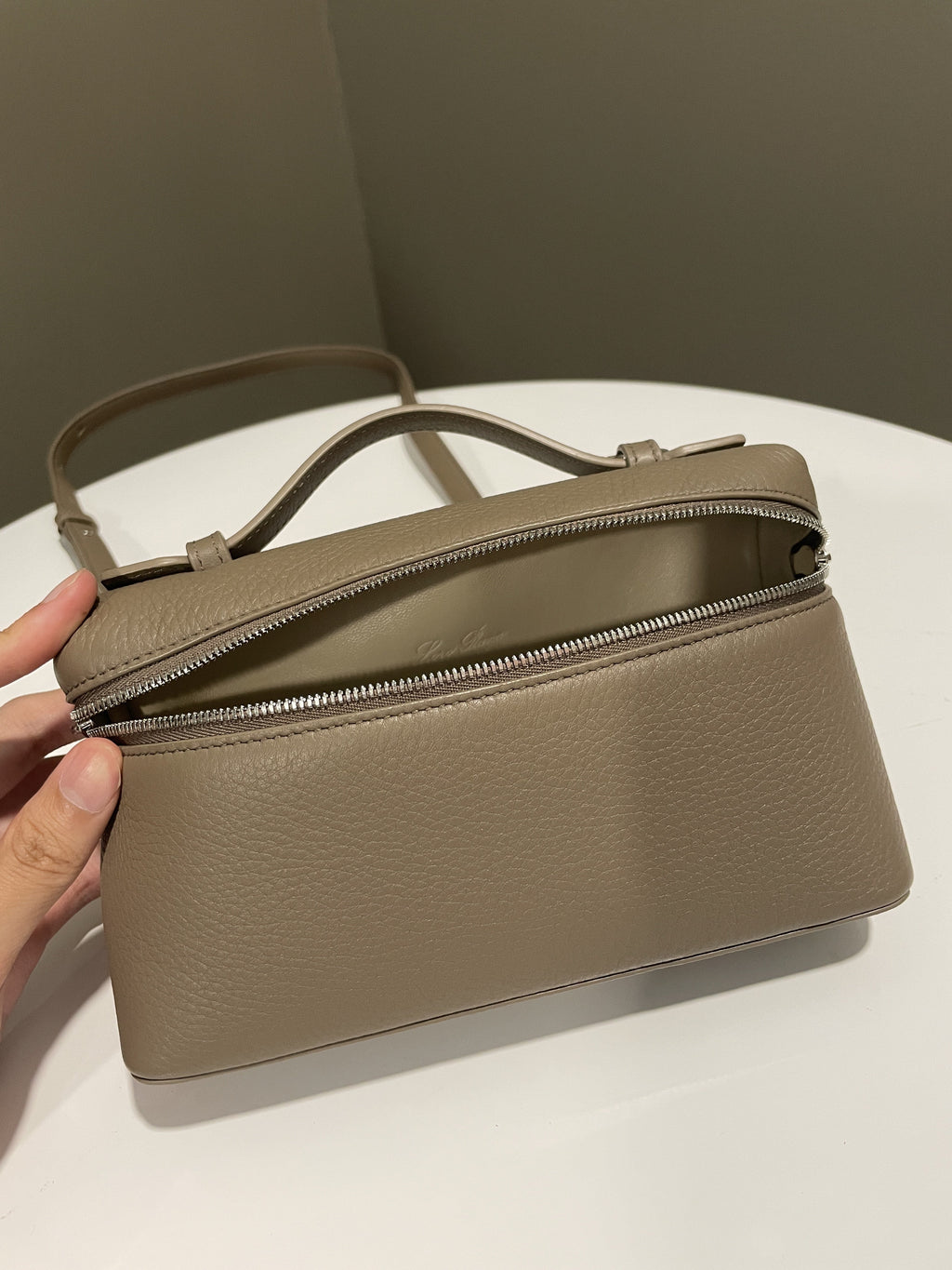Loro Piana Extra Pocket Pouch 19 Etoupe