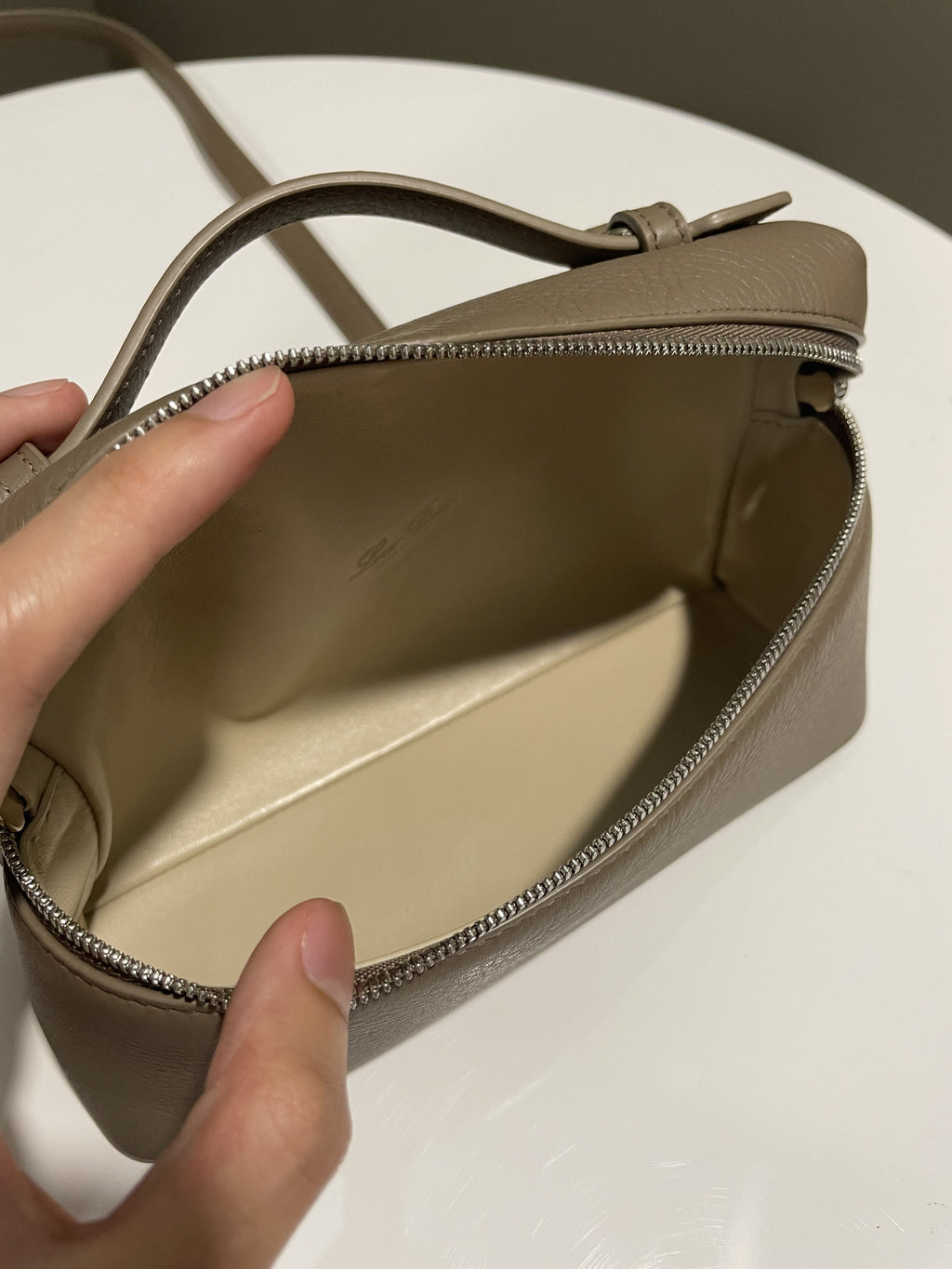 Loro Piana Extra Pocket Pouch 19 Etoupe