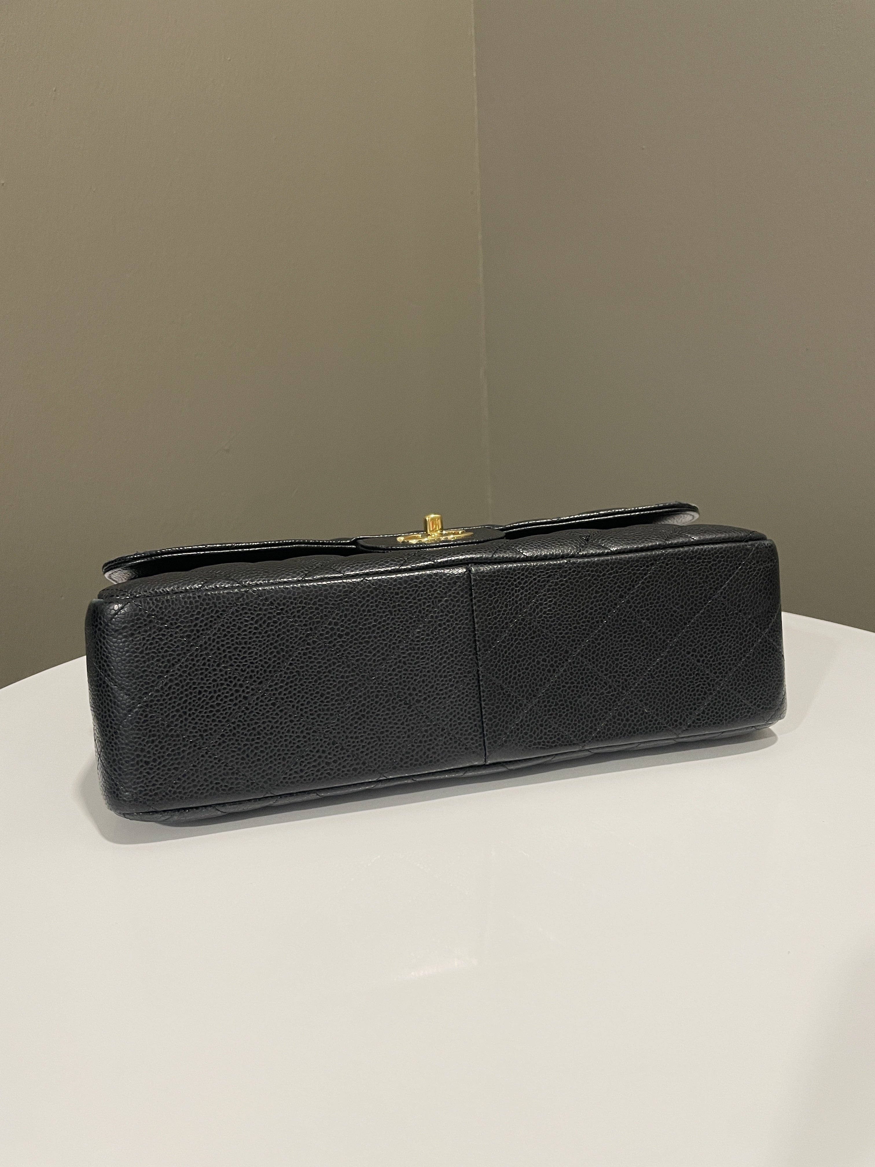 Chanel Classic Jumbo Double Flap Black Caviar