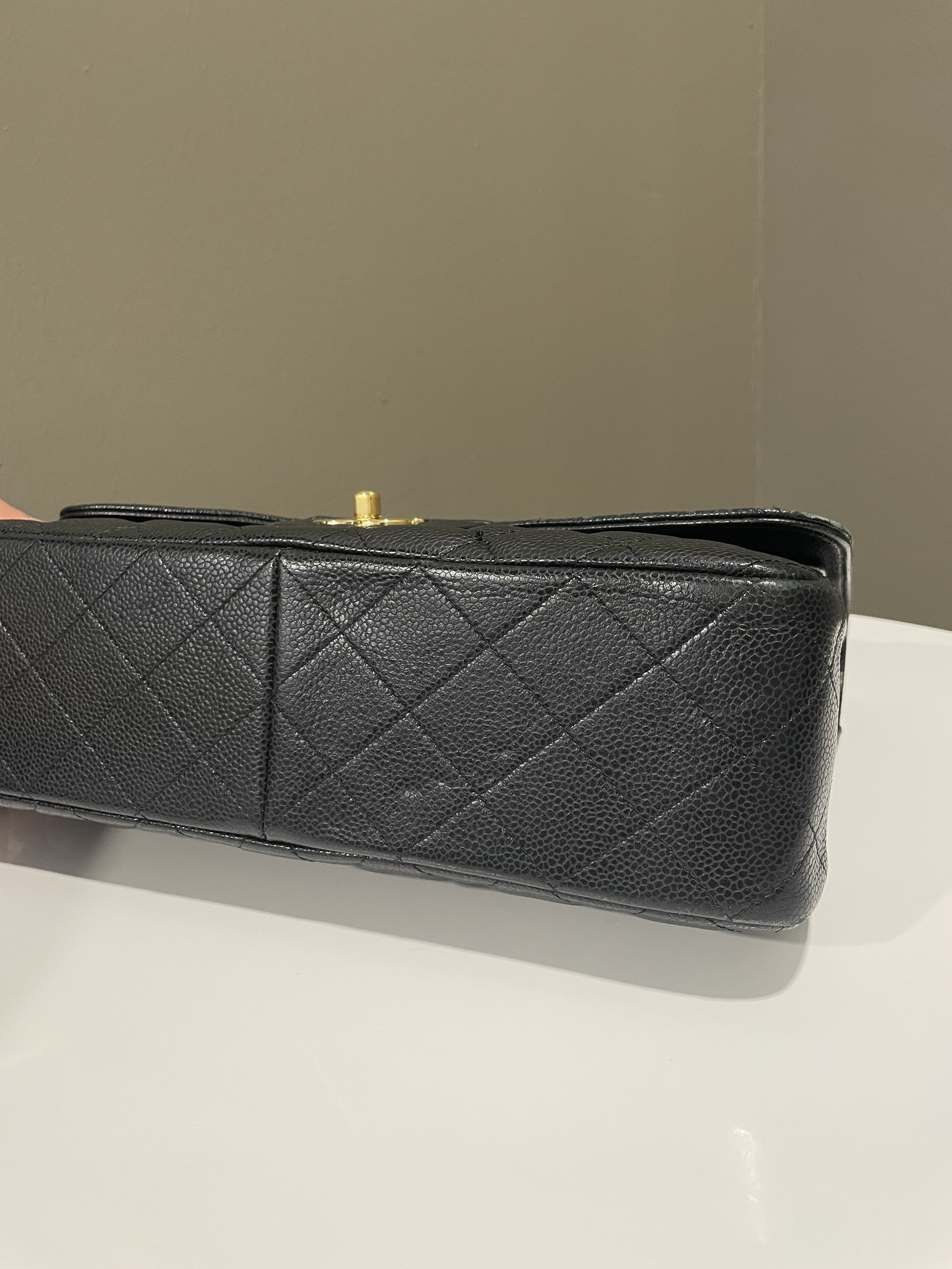 Chanel Classic Jumbo Double Flap Black Caviar
