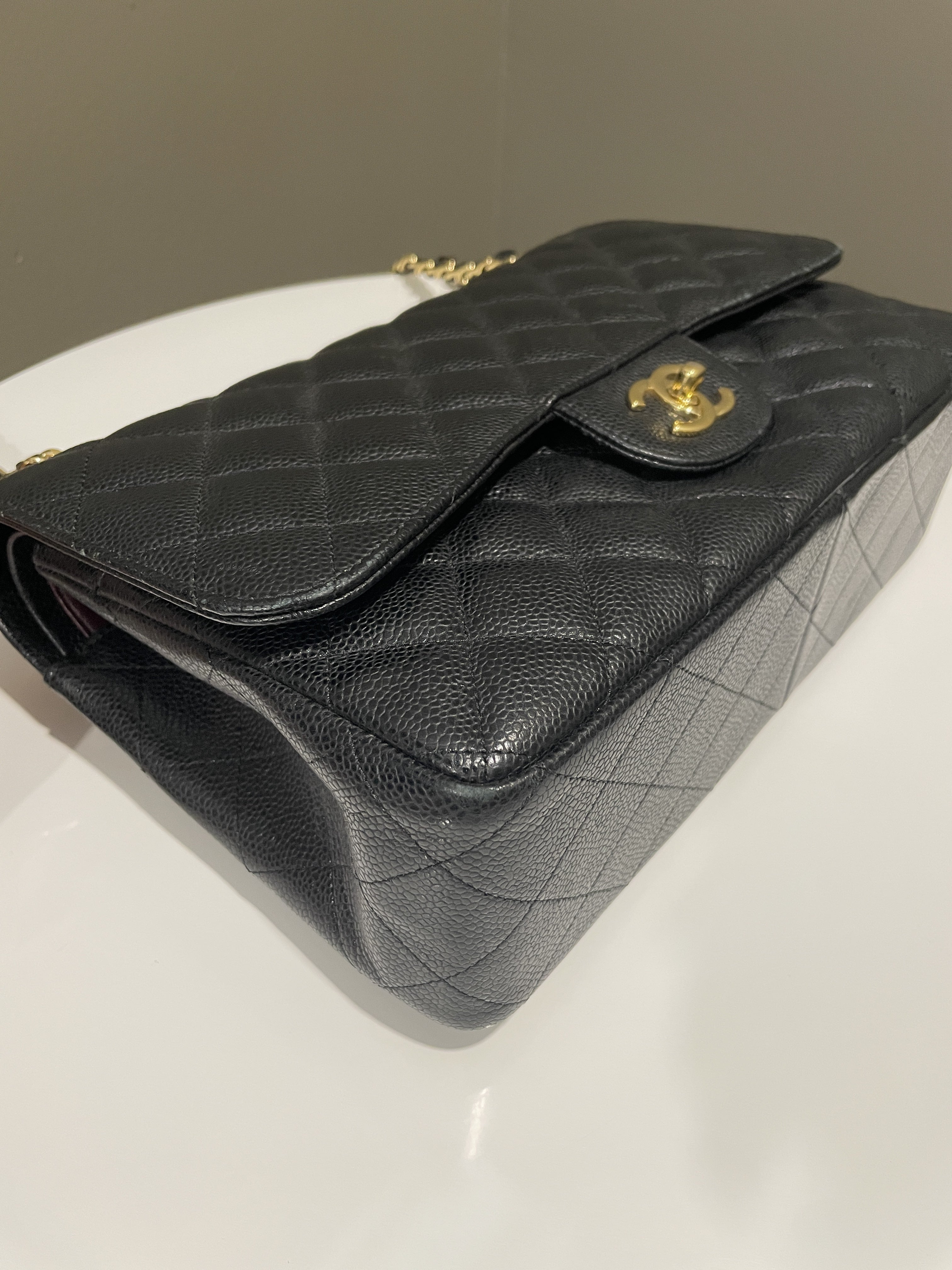Chanel Classic Jumbo Double Flap Black Caviar