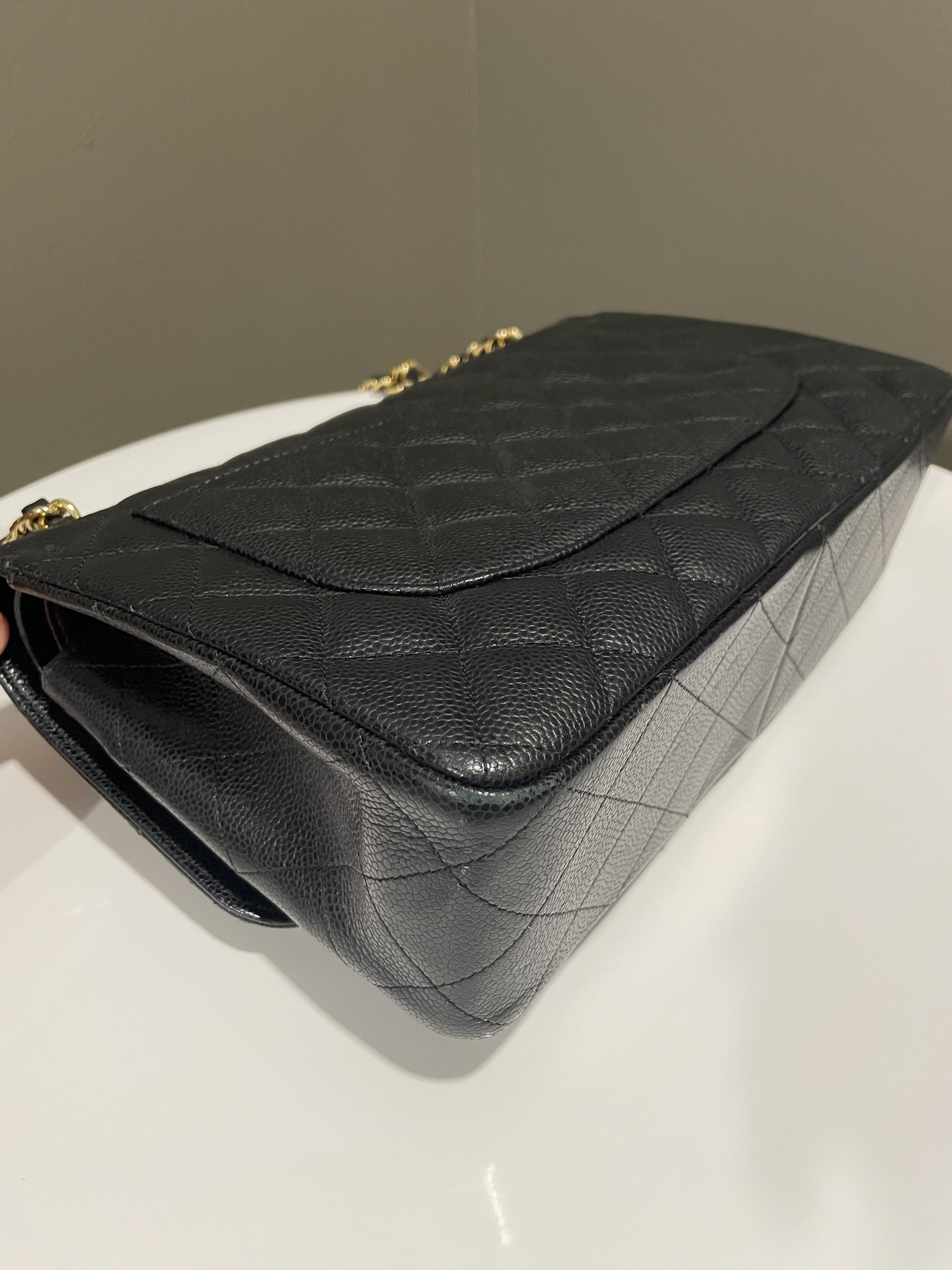 Chanel Classic Jumbo Double Flap Black Caviar