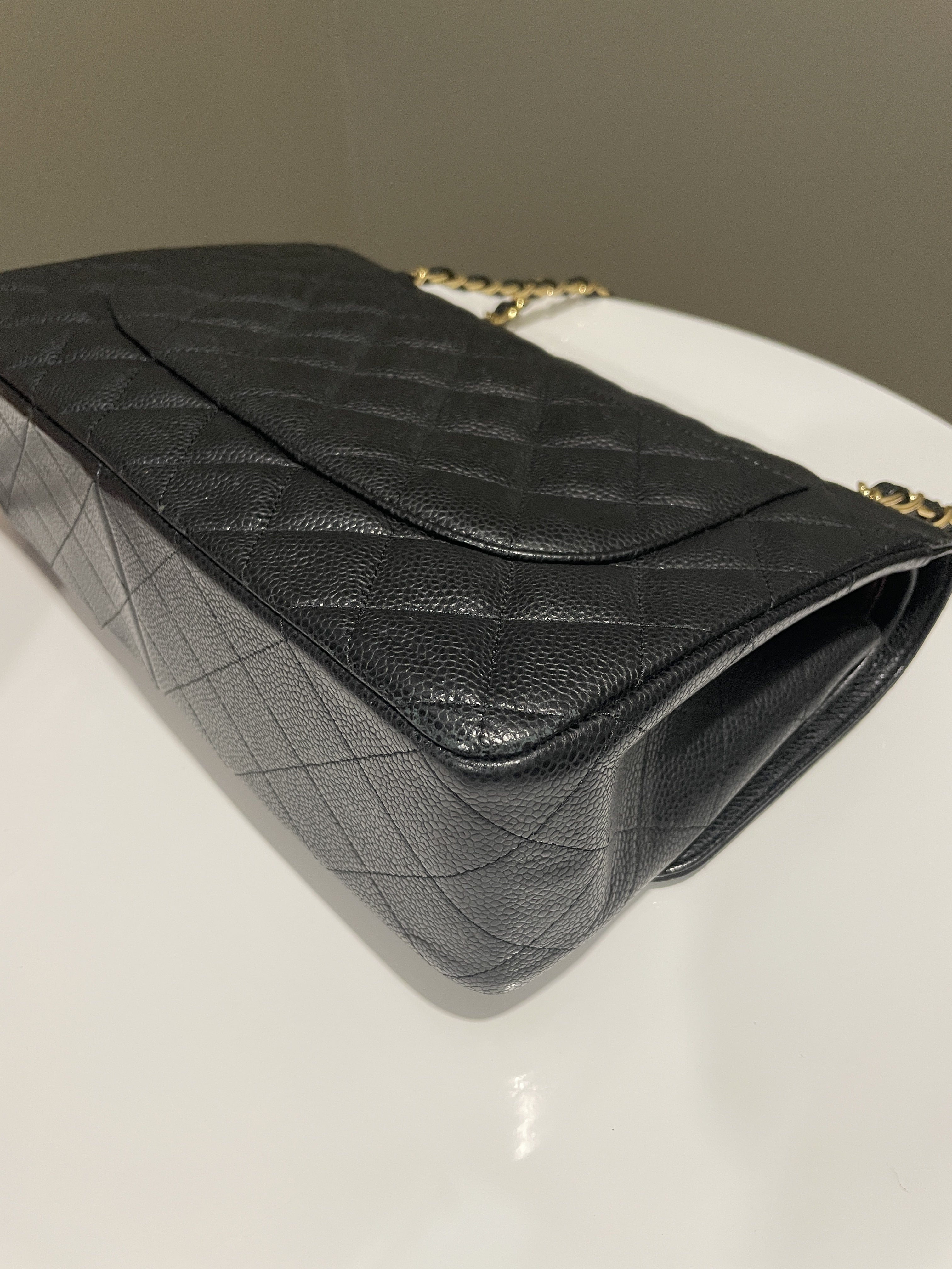 Chanel Classic Jumbo Double Flap Black Caviar