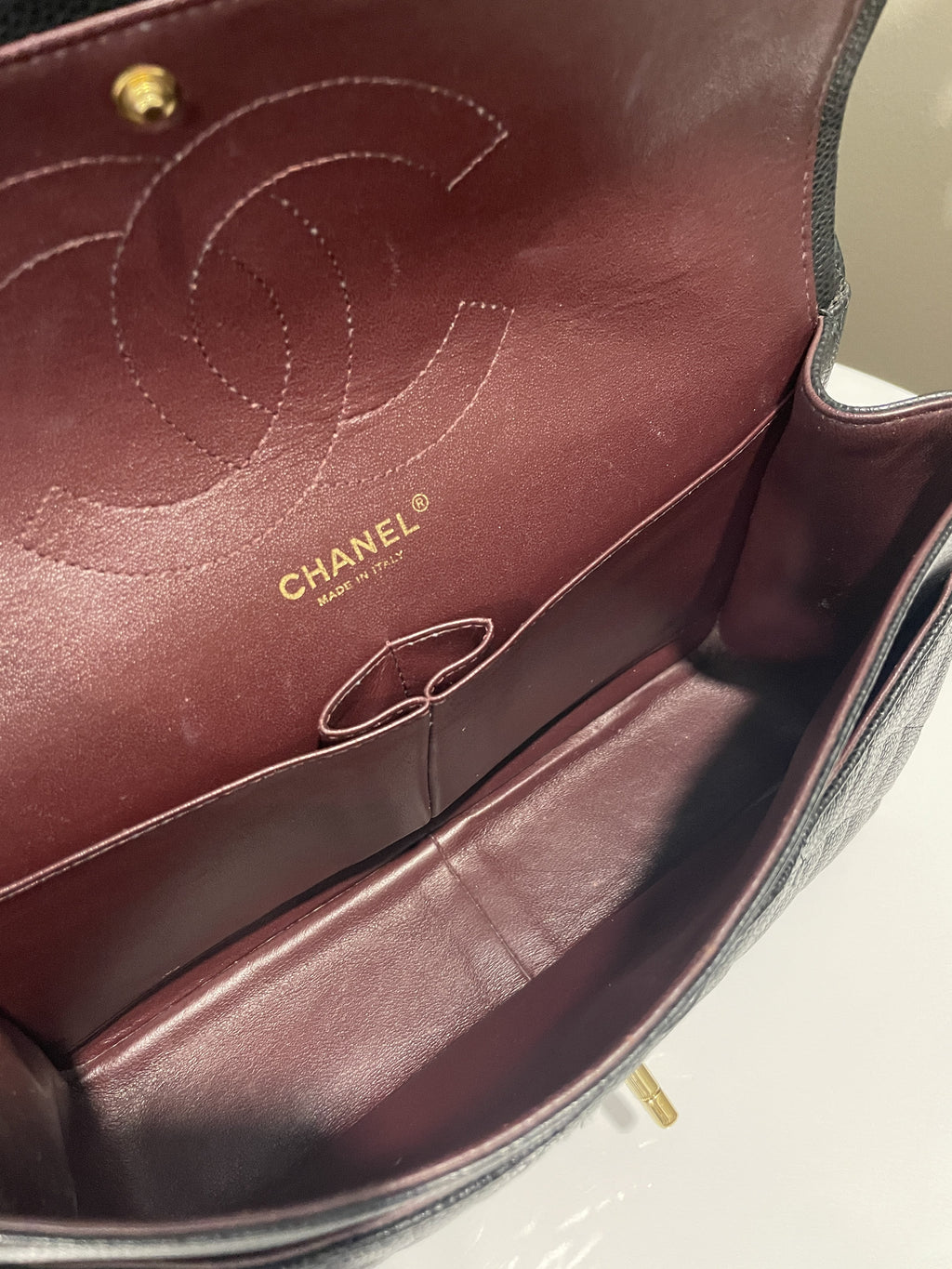 Chanel Classic Jumbo Double Flap Black Caviar