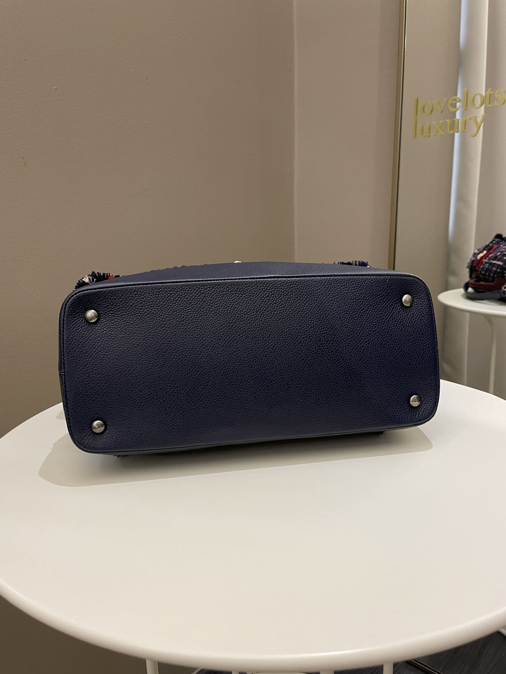 Chanel Airline Tweed Flap Bag Multicolor Tweed