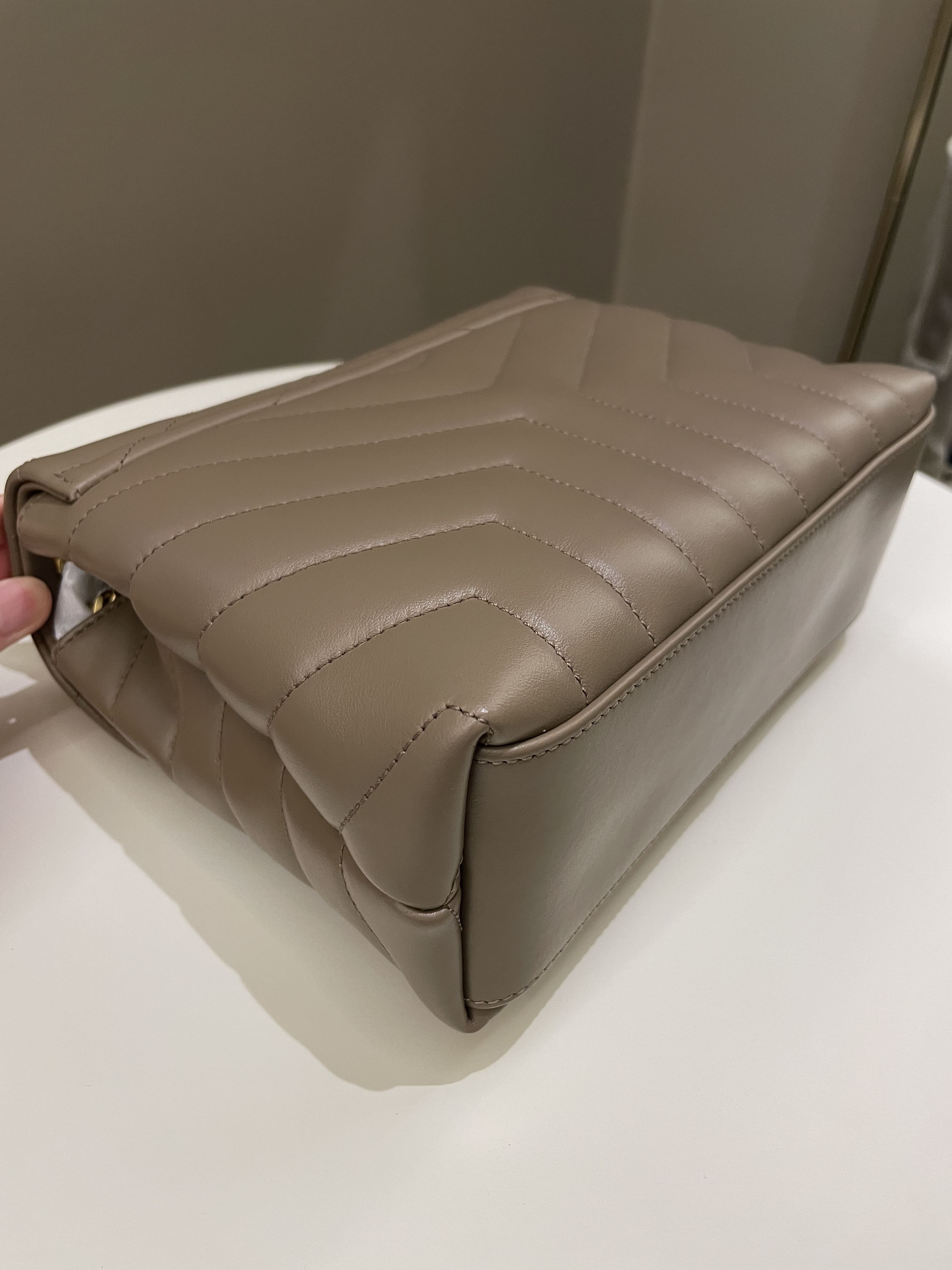 Saint Laurent Loulou Bag Dark Nude