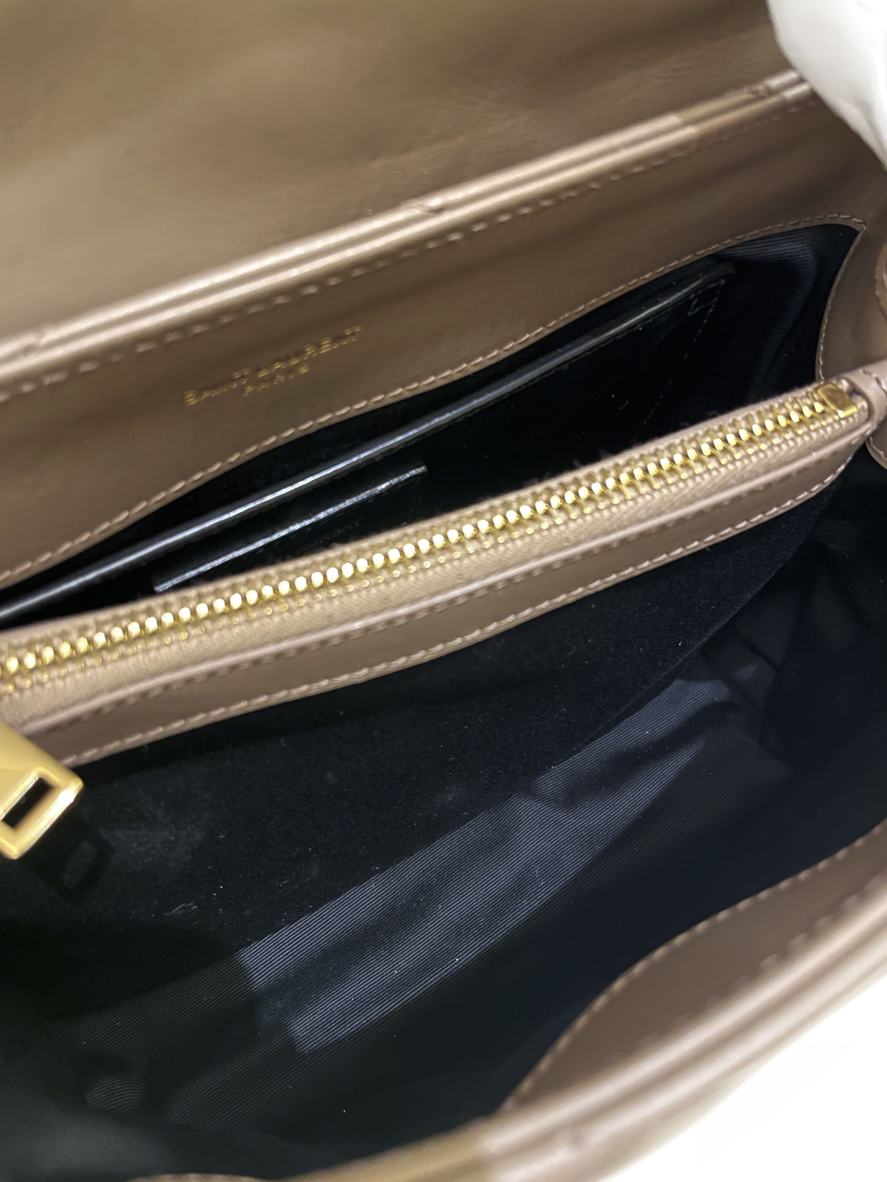 Saint Laurent Loulou Bag Dark Nude