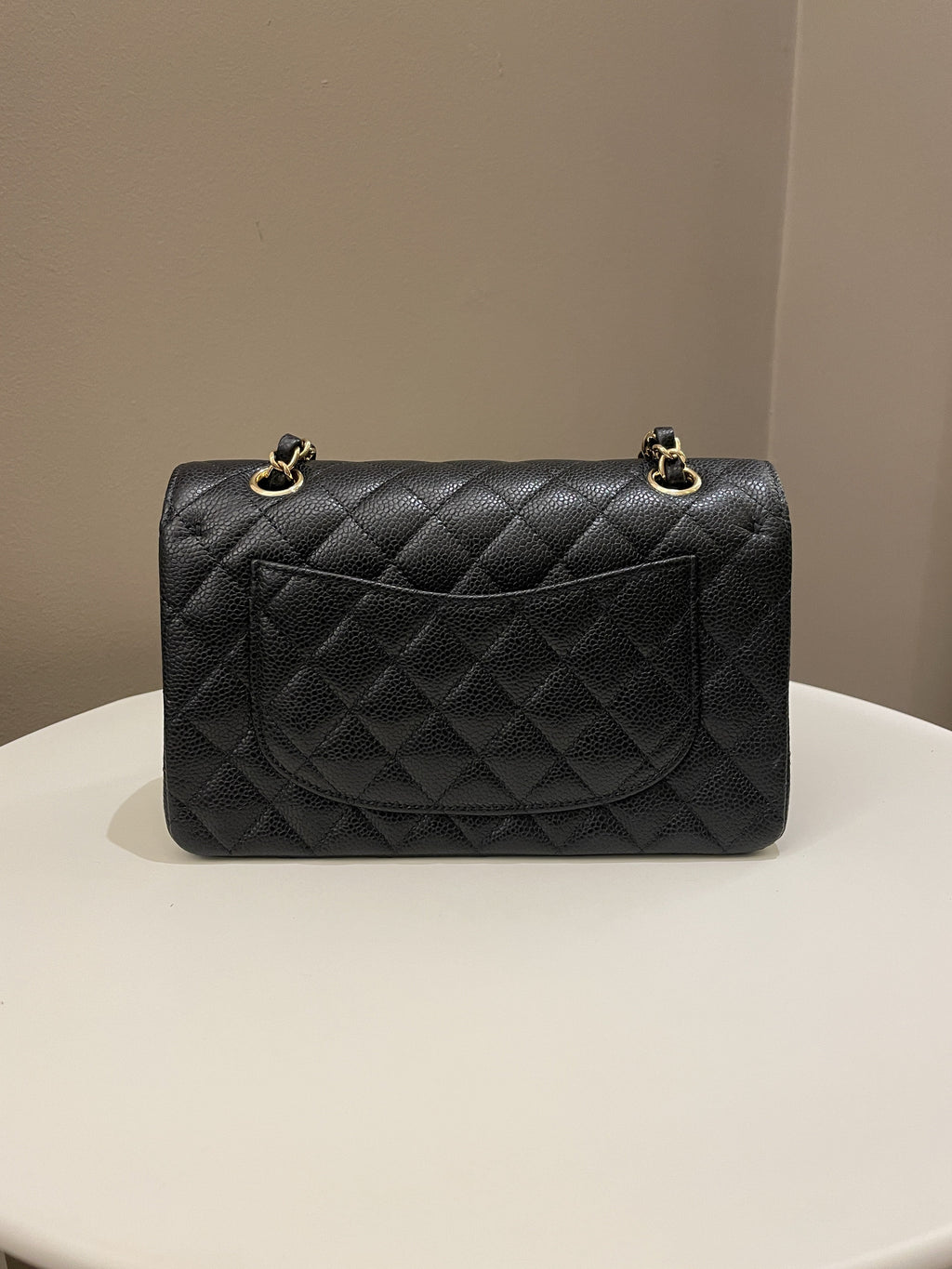 Chanel Classic Quilted Small Double Flap Black Caviar