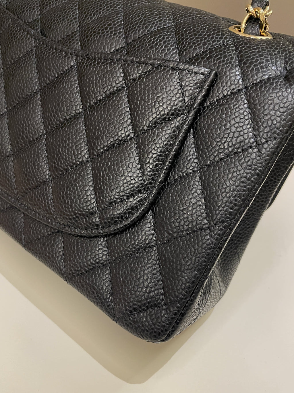 Chanel Classic Quilted Small Double Flap Black Caviar