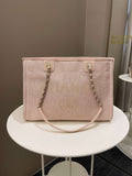 Chanel Deauville Shopper Tote Beige
