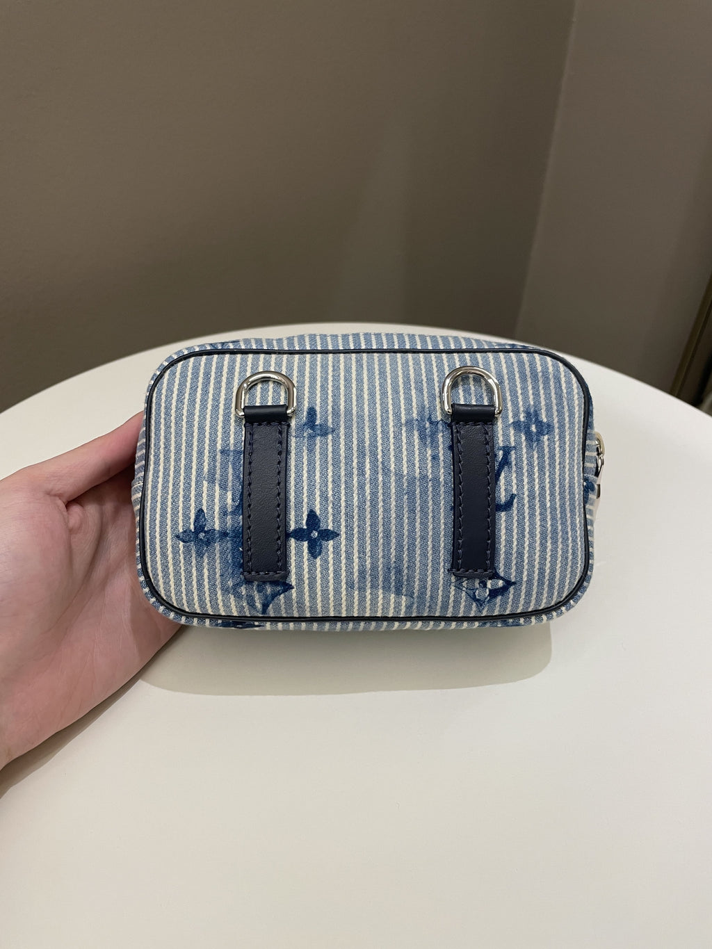 Louis Vuitton Outdoor Pouch Hickory Stripes Denim Watercolor