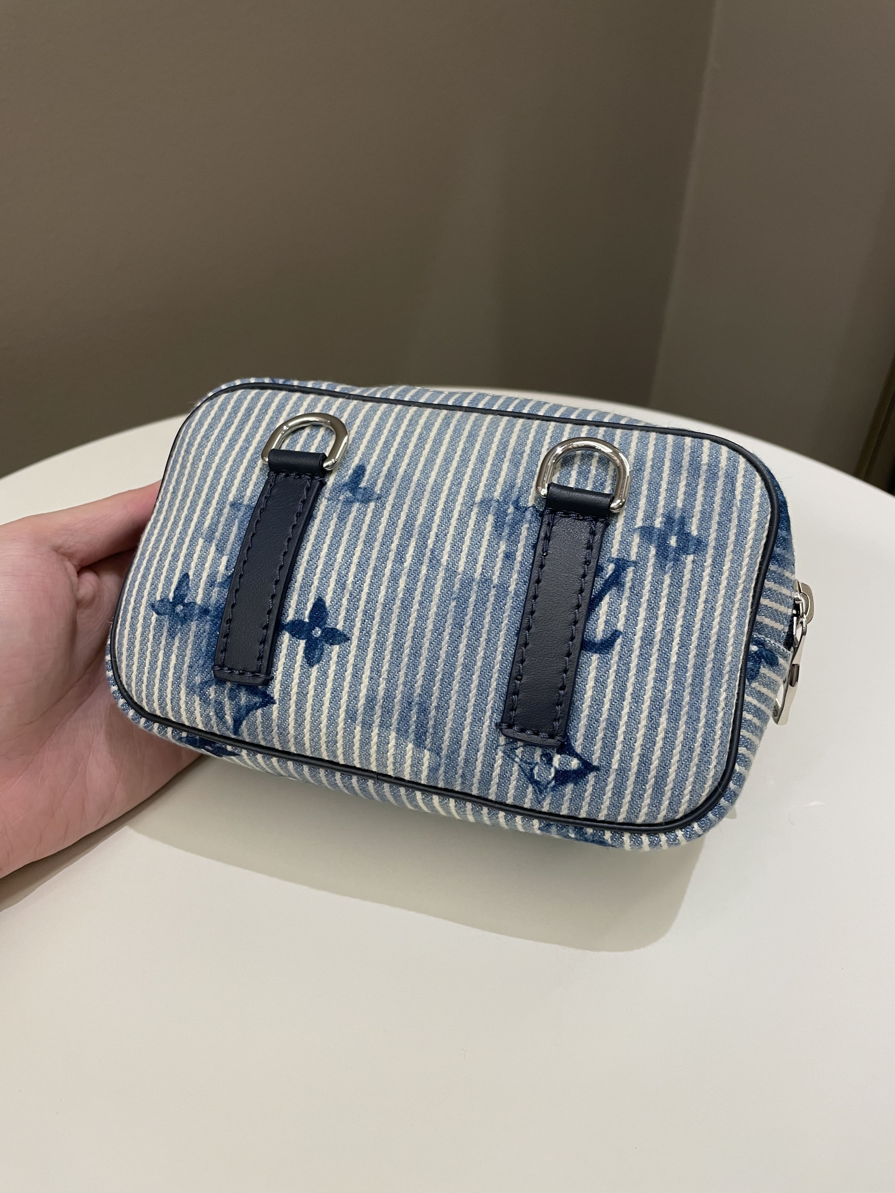 Louis Vuitton Outdoor Pouch Hickory Stripes Denim Watercolor