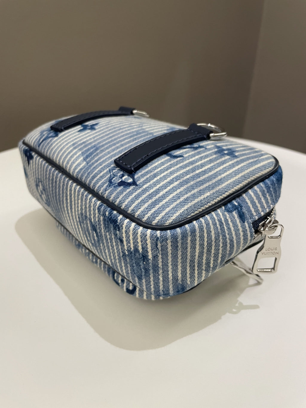 Louis Vuitton Outdoor Pouch Hickory Stripes Denim Watercolor